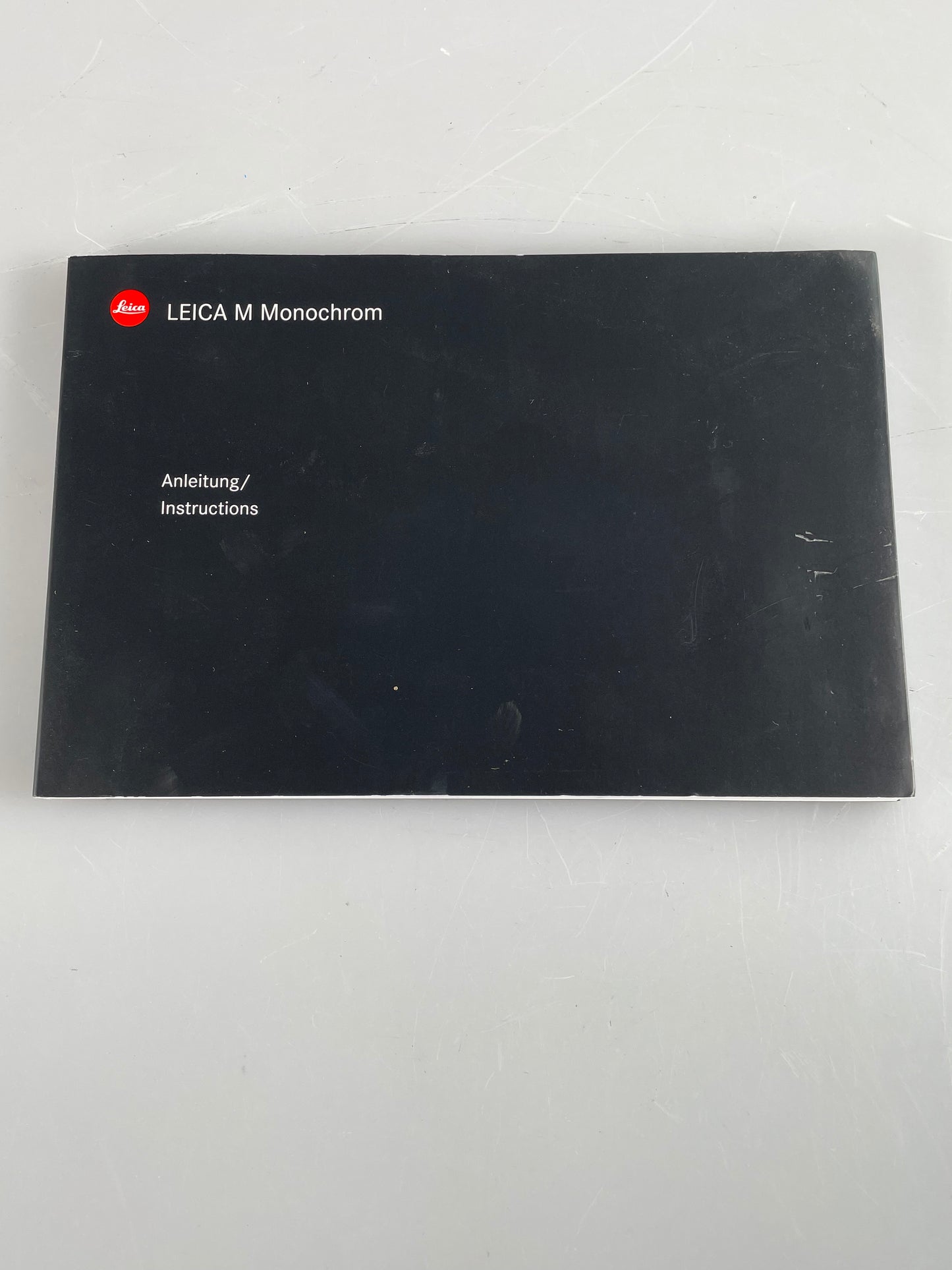 Leica M Monochrome Instruction Manual Booklet