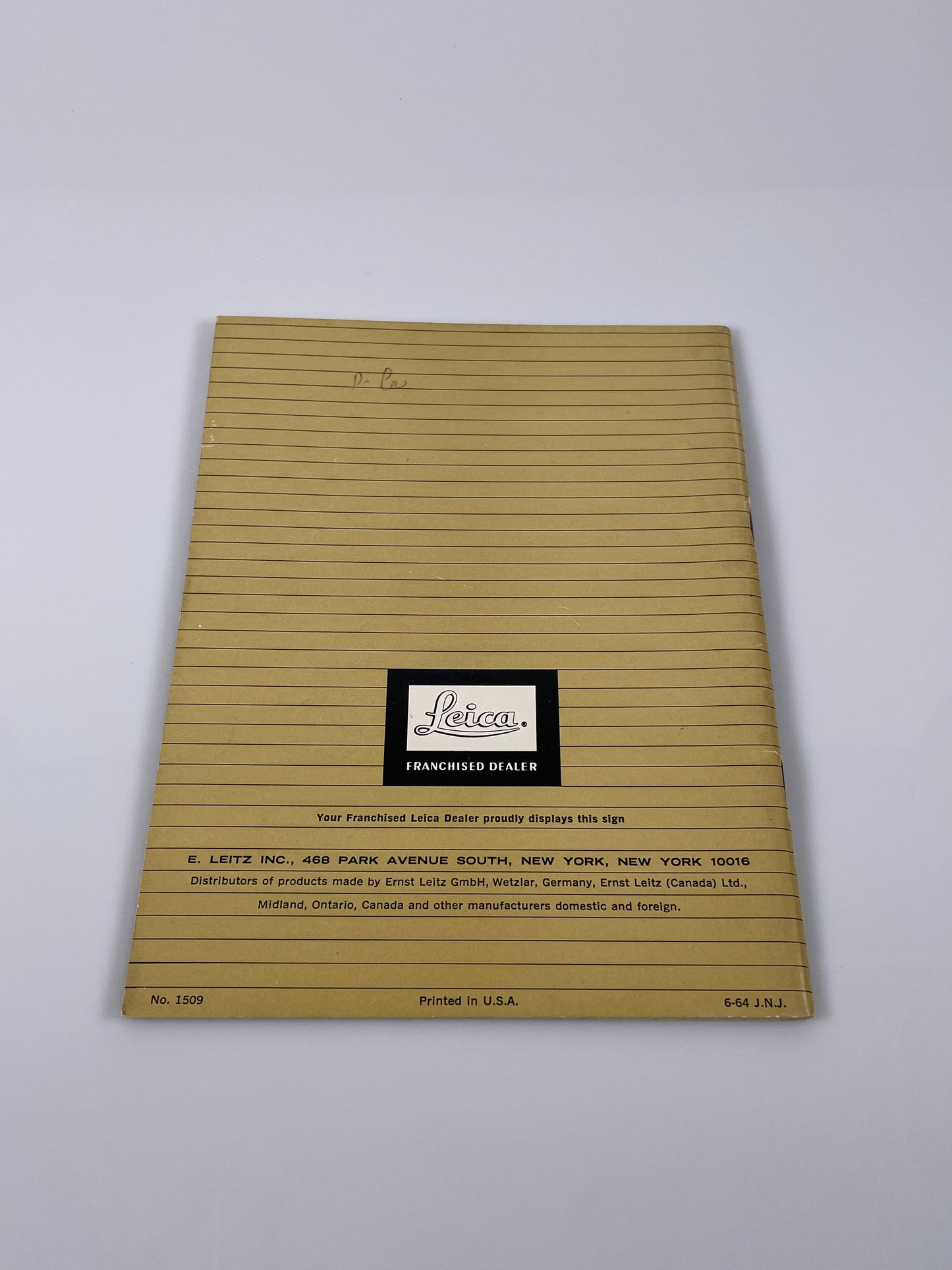 Leica M Cameras & Accessories Product Guide Brochure