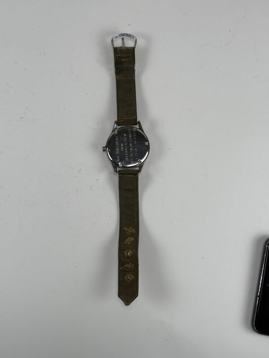 Vintage 35mm Gruen 510 Rss Airflight Men's Military Mechanical Wristwatch Swiss USS Greenling