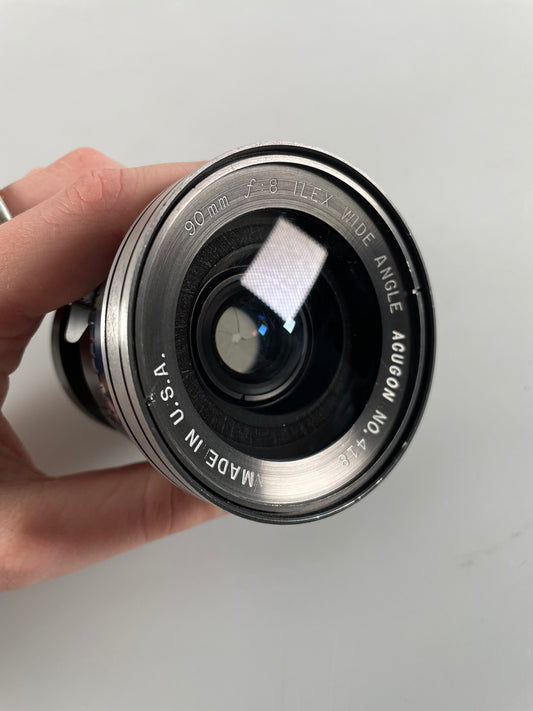 Ilex 90mm f/8 Wide Angle Acugon Copal BT Lens