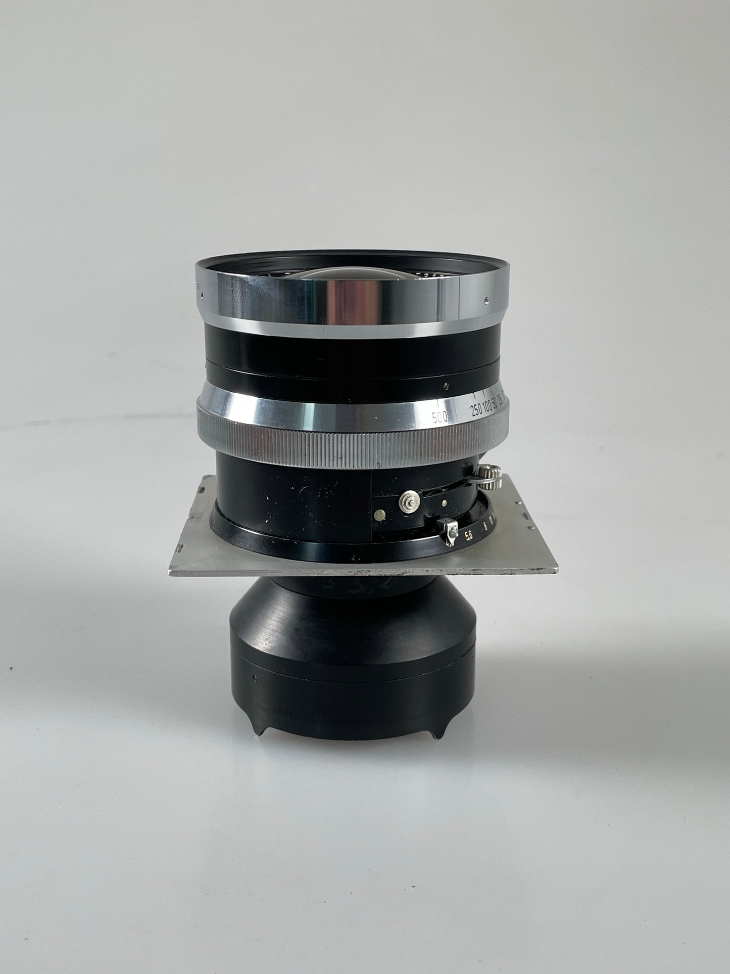 Linhof Select Carl Zeiss 53mm f4.5 Biogon w/ caps, board, finder mask