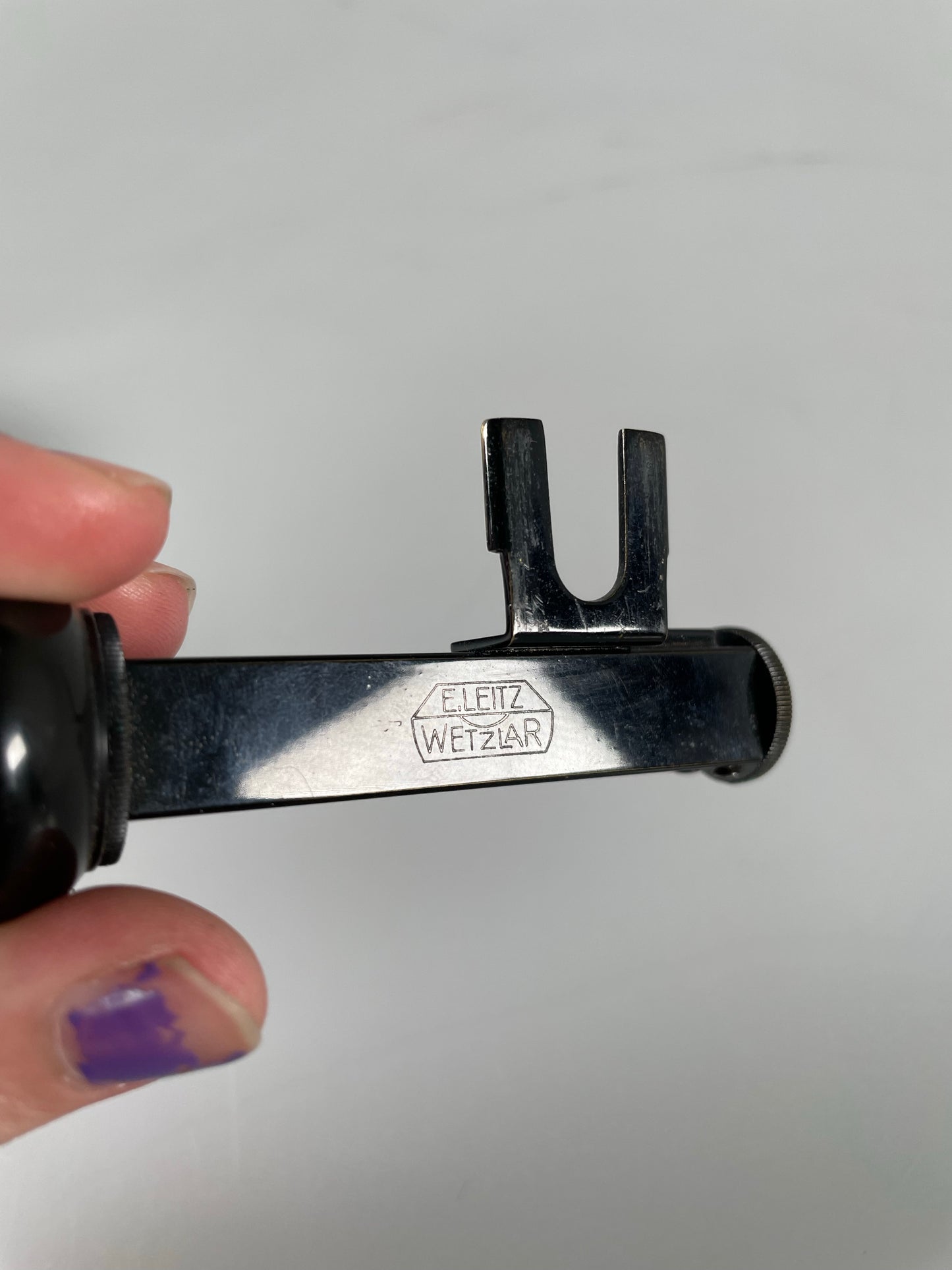 Leica black paint WINKO right angle finder in Case