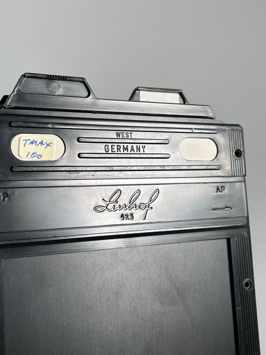 Linhof 4x5 in (9x12cm) Plate Film Holder Large Format