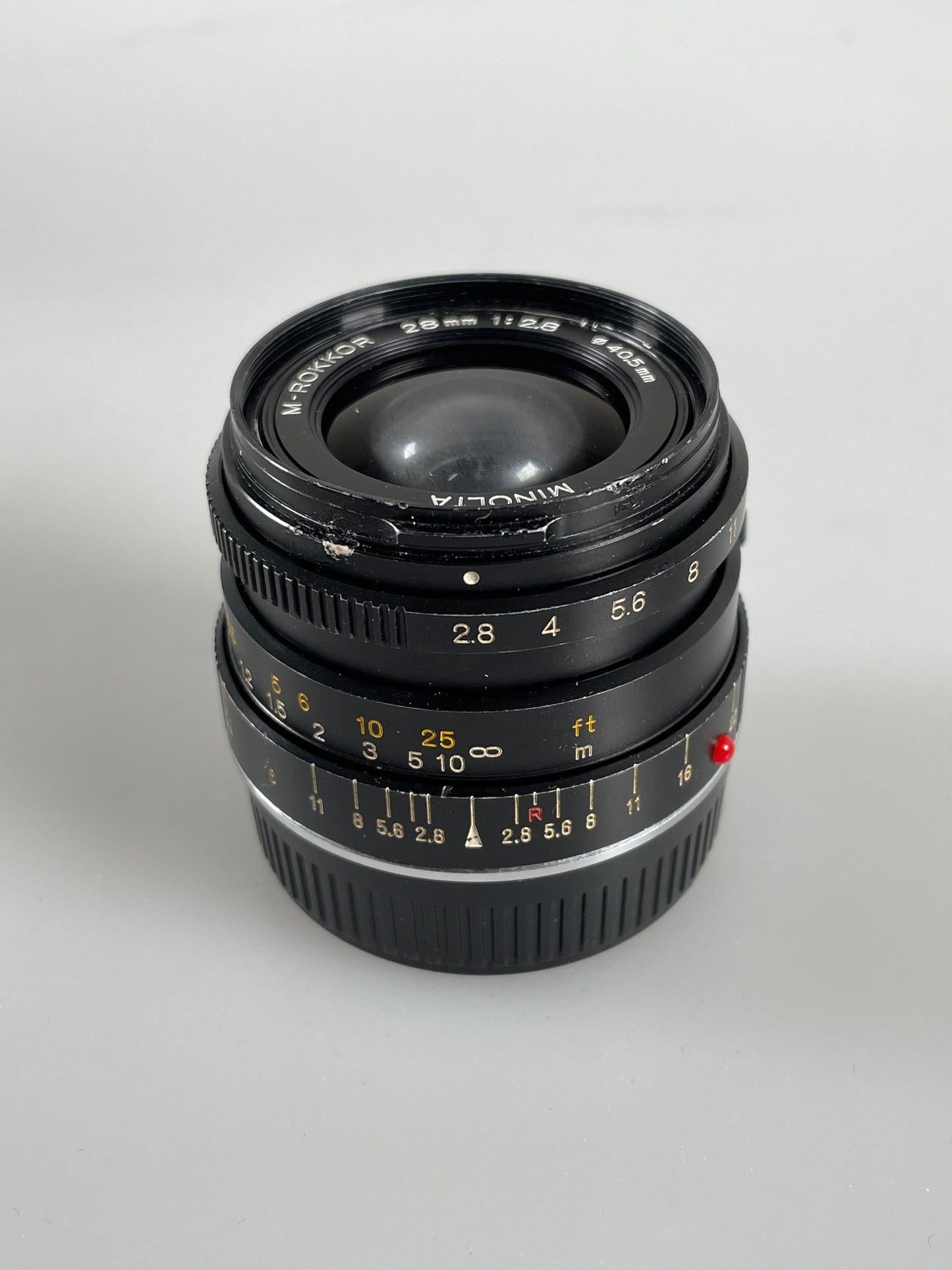 Minolta M-Rokkor 28mm F2.8 Lens Leica M Mount CL CLE