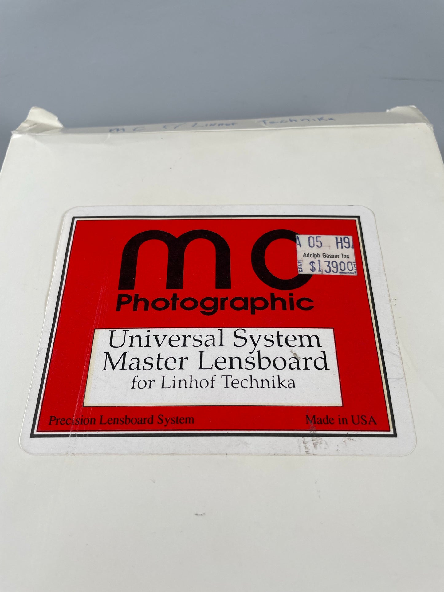 MC Photographic Universal System Master Lensboard for Linhof Technika