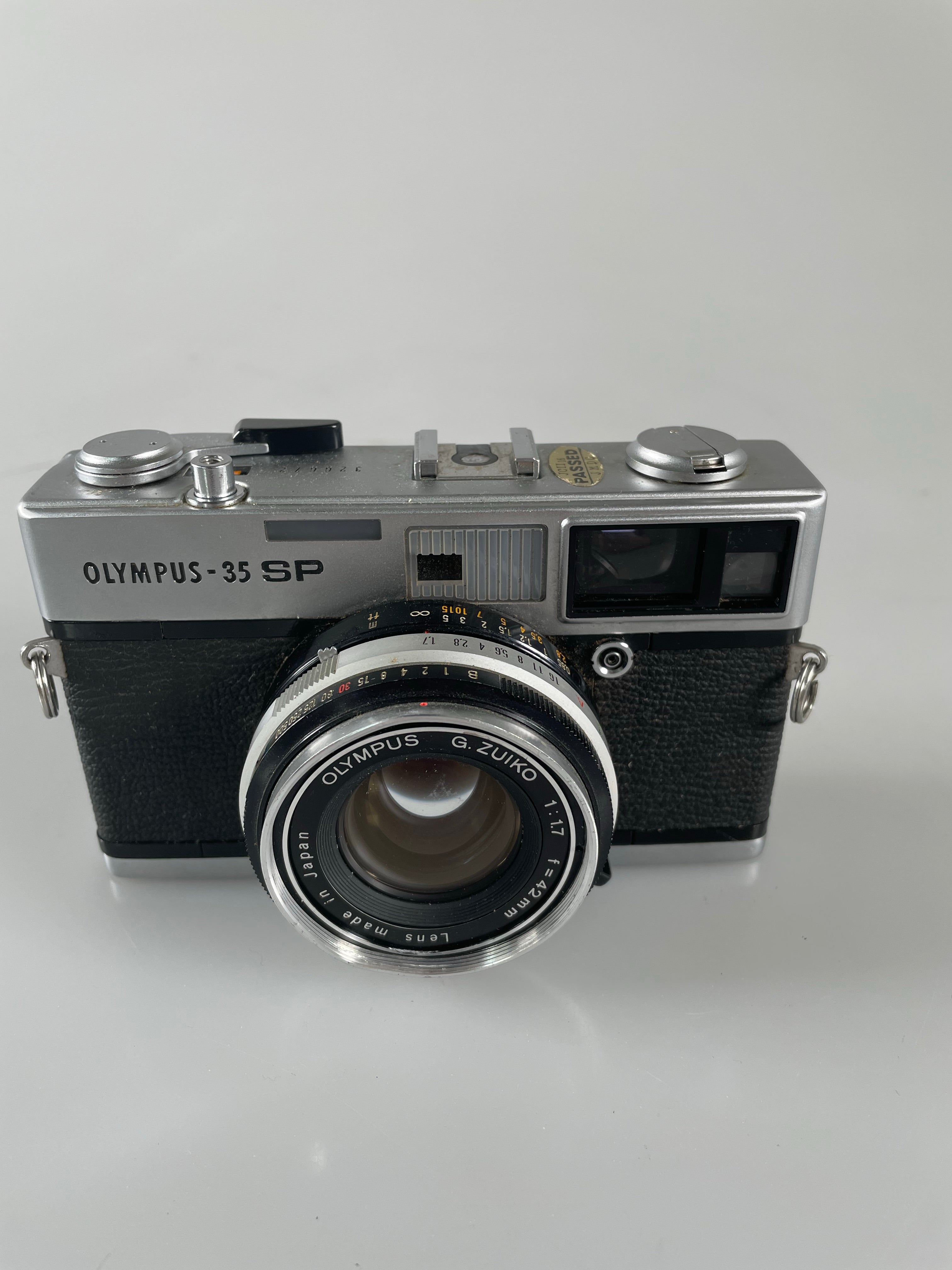 Olympus 35 SP Silver Rangefinder Film Camera 42mm f1.7 Lens