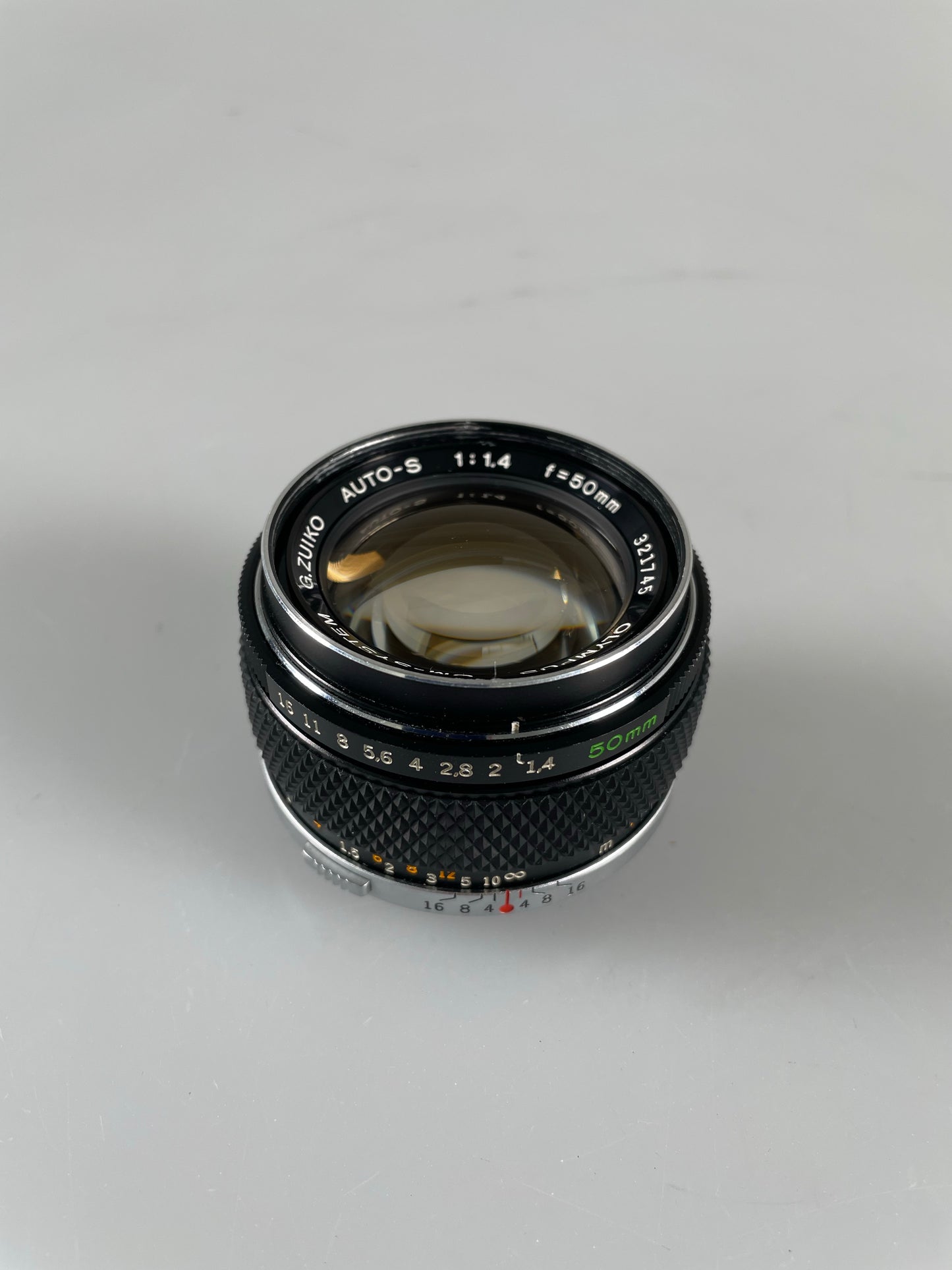 Olympus OM 50mm f1.4 Zuiko Auto-S Lens