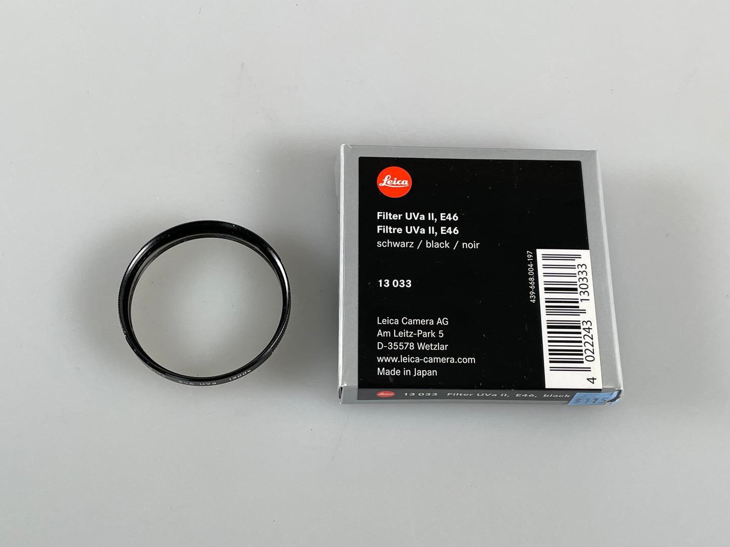 Leica E46 (13033) 46mm UVa II UV a II Filter