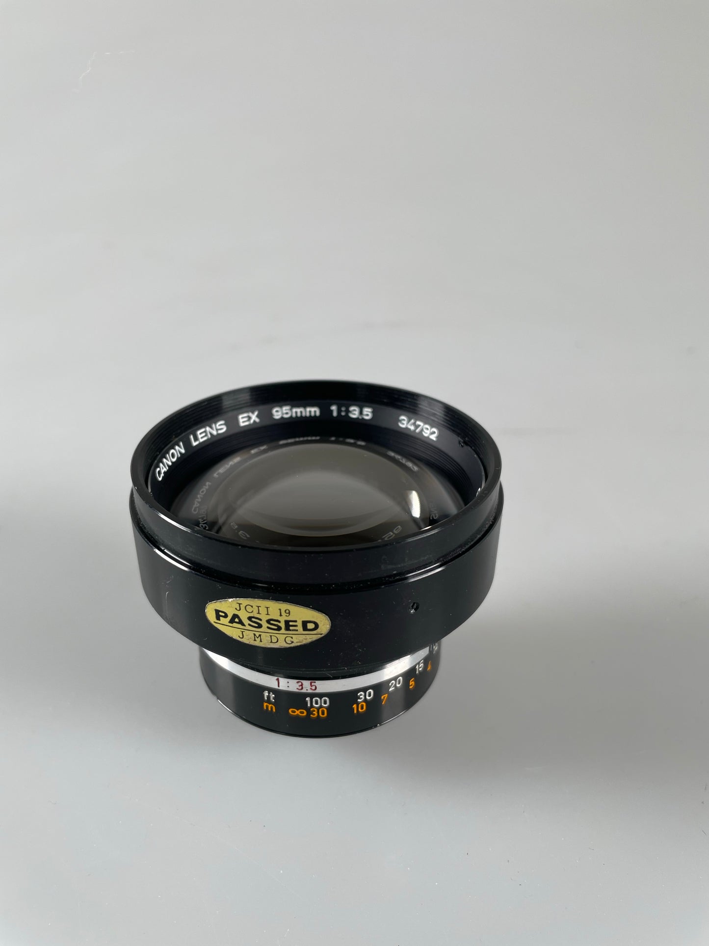 Canon EX 95mm F3.5 Lens For EX Cameras w/ Caps