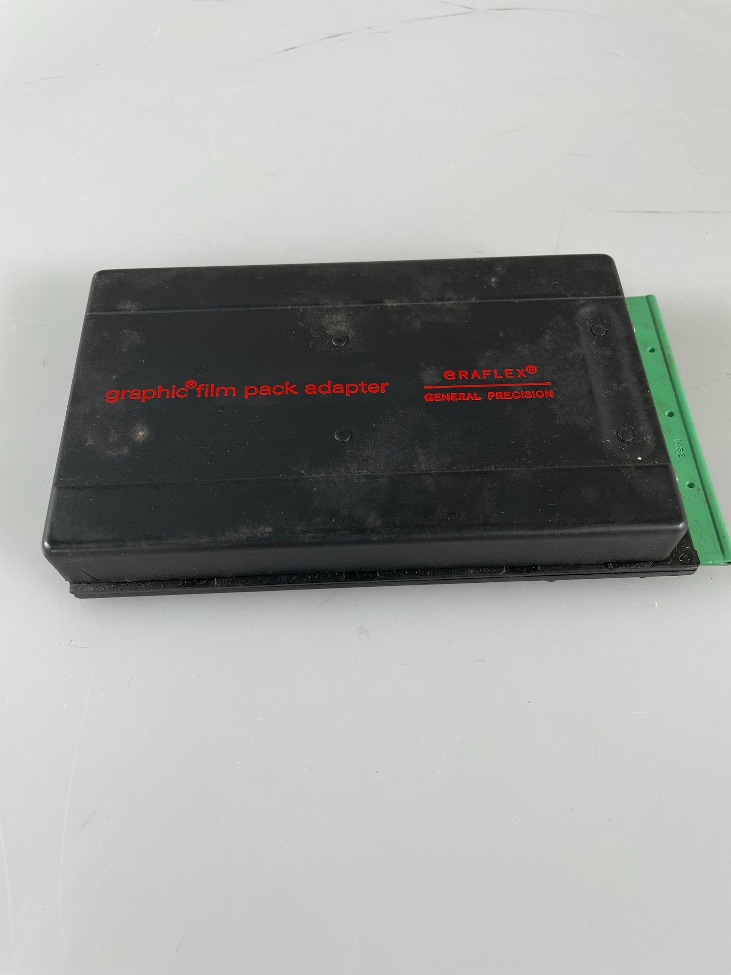 Graflex 2x3 2 1/4x 3 1/4 Graphic Film Pack Adapter with Dark Slide