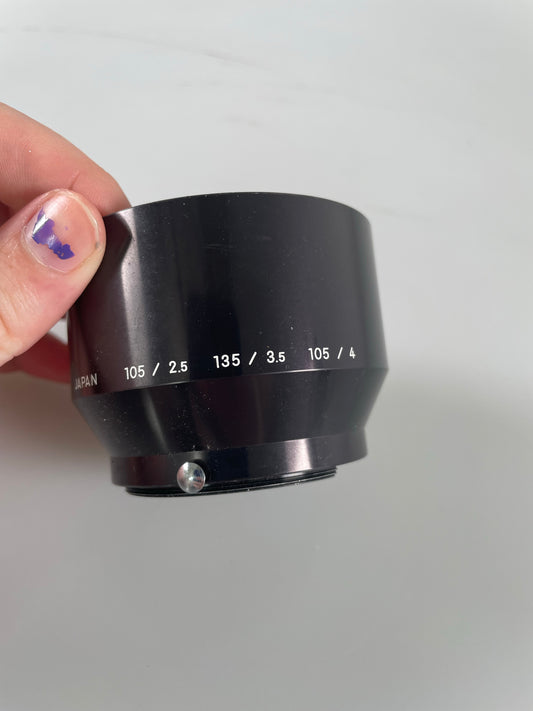 Nikon HS-4 105mm F/2.5, 135mm F/3.5 105 F4 Black Metal Lens Hood