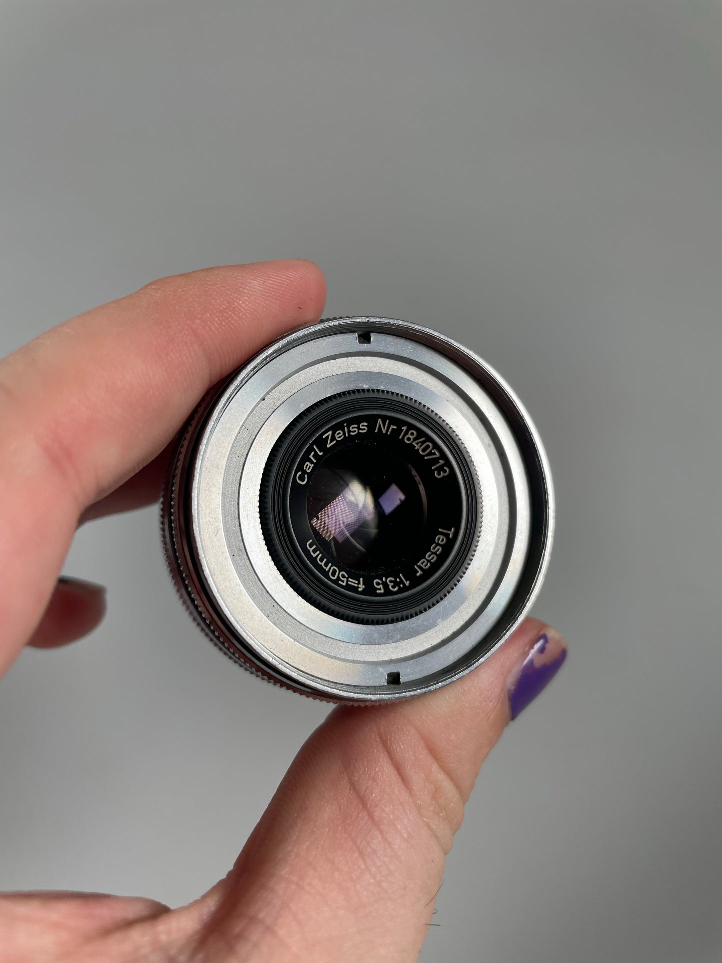 Carl Zeiss Tessar 50mm f3.5 Contax RF mount Rare lens