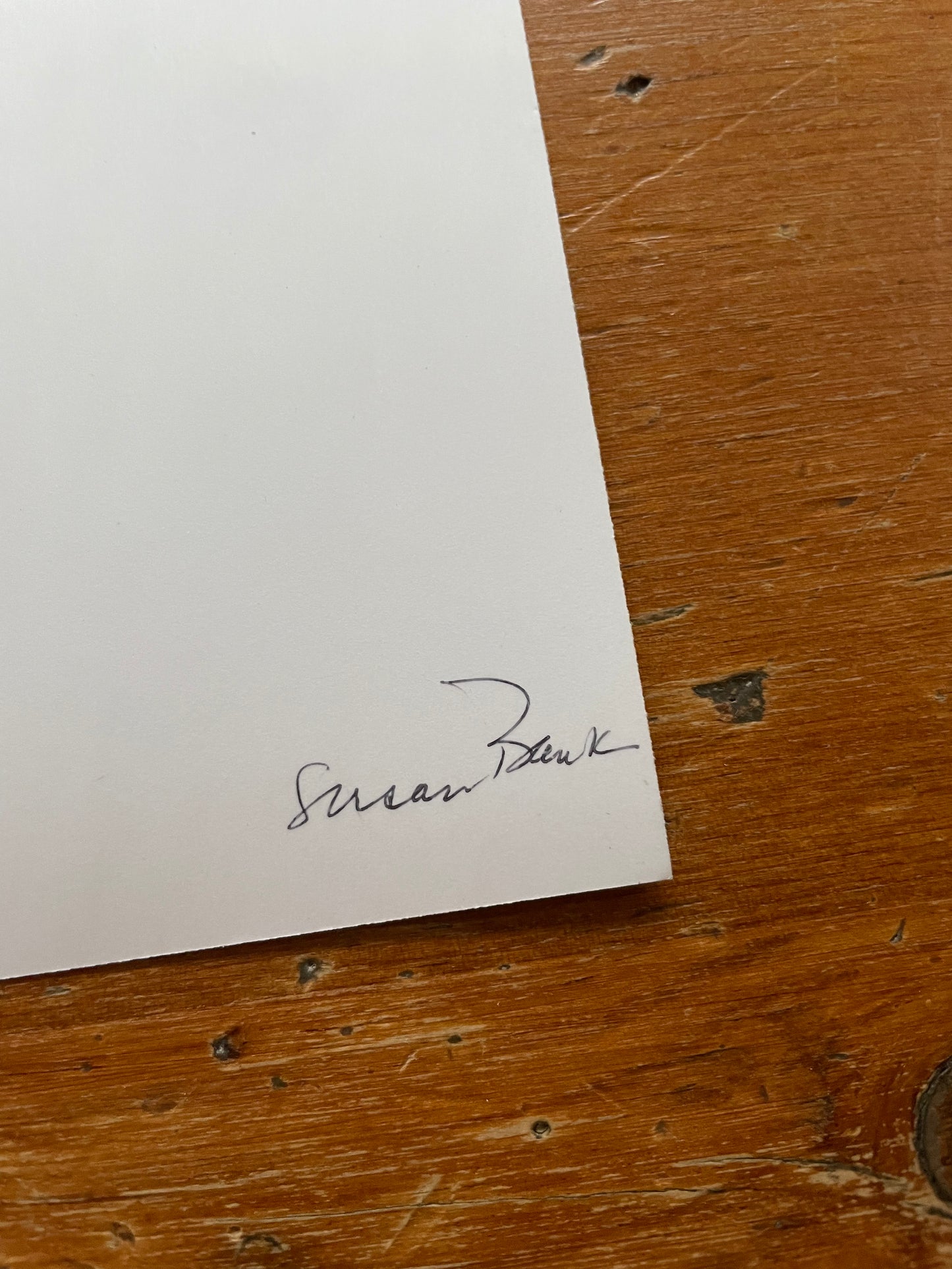 Susan S. Bank (American, 20th c.) Cuba Photograph Print Piercing through the darkness 8 1/2 X 11 Signed