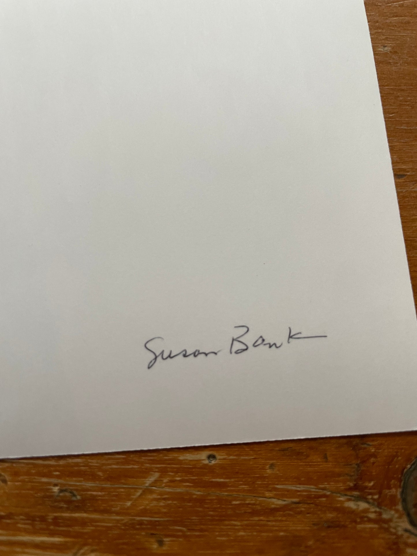 Susan S. Bank (American, 20th c.) Cuba Photograph Print Piercing through the darkness 8 1/2 X 11 Signed