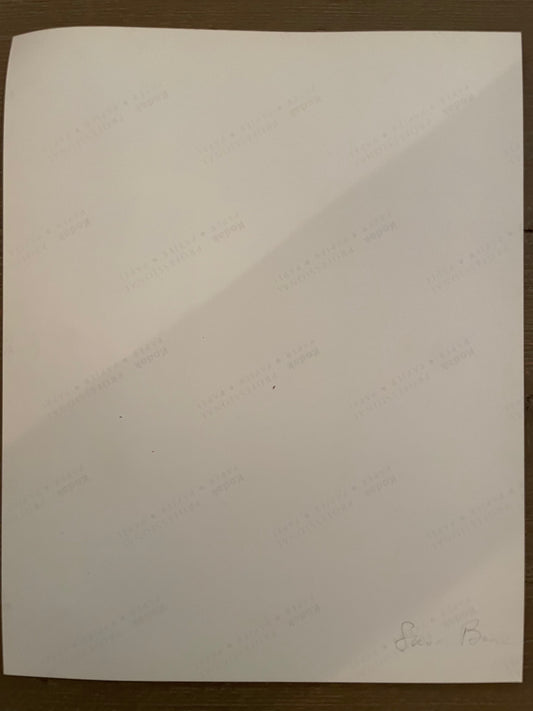 Susan S. Bank (American, 20th c.) Oaxaca Mexico Photograph Contact Print 8x10 Signed