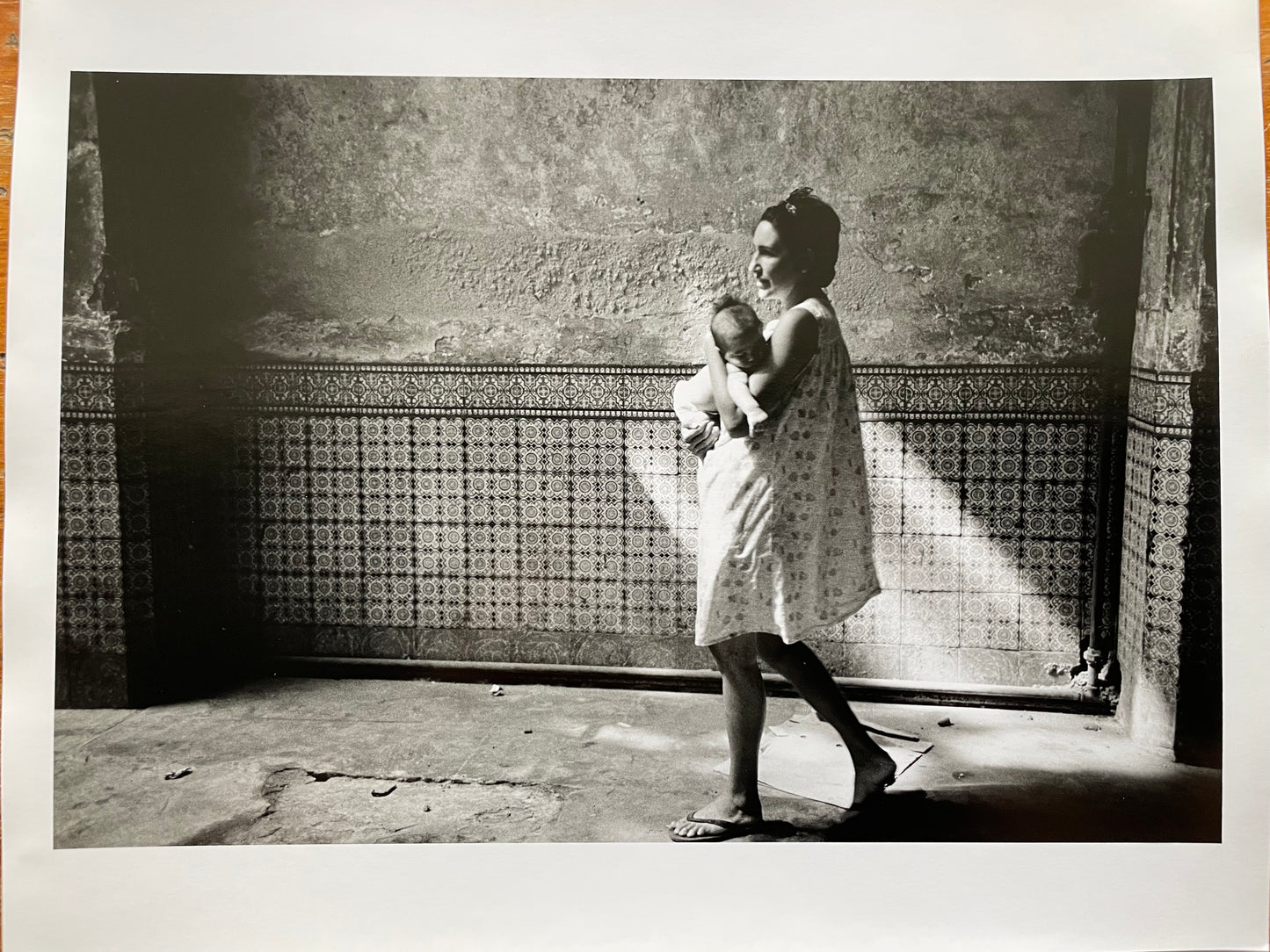 Susan S. Bank (American, 20th c.) Cuba Photograph Print Piercing through the darkness 11x14