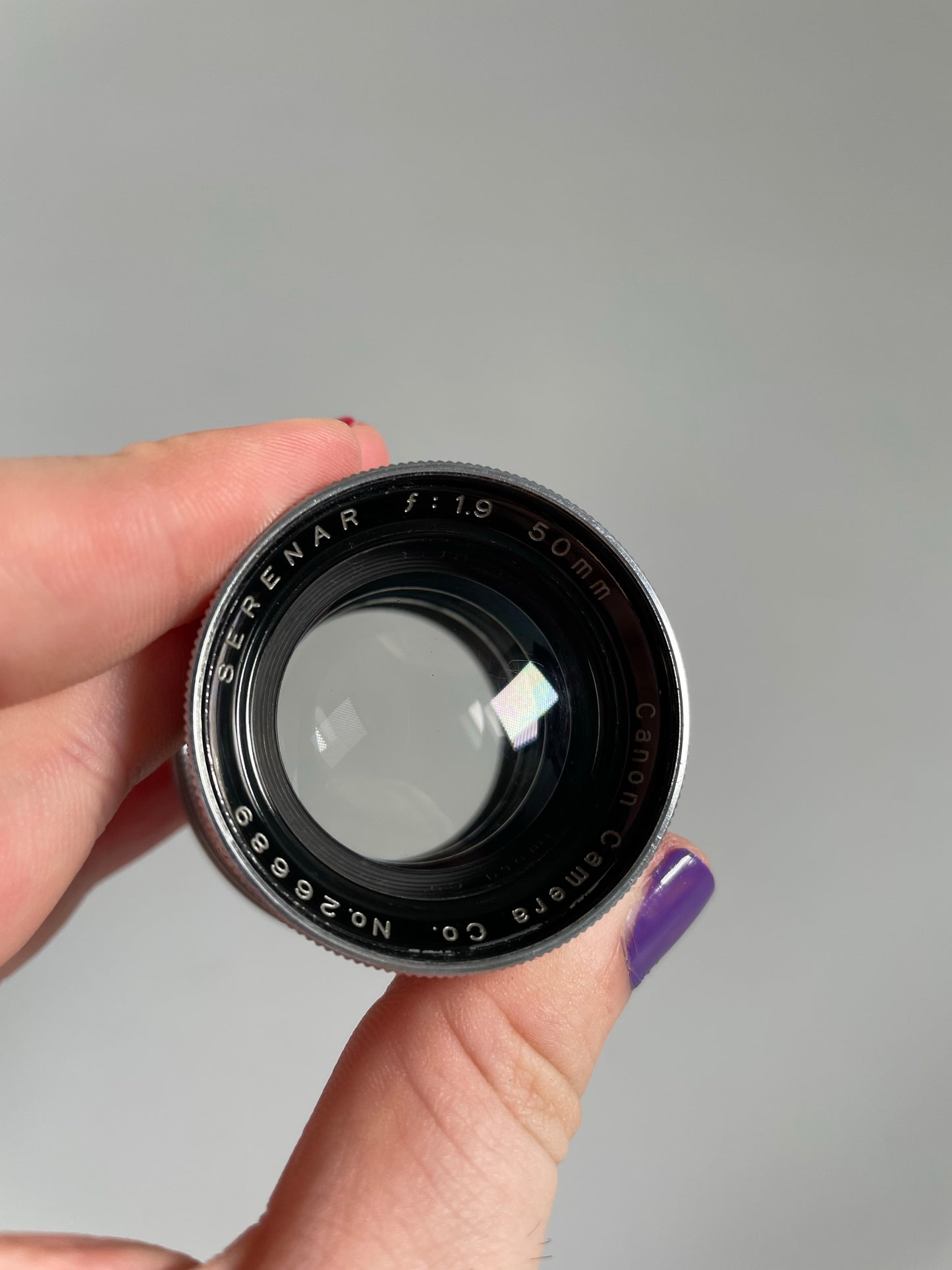 Canon Rangefinder RF 5cm 50mm f1.9 Serenar Leica SM
