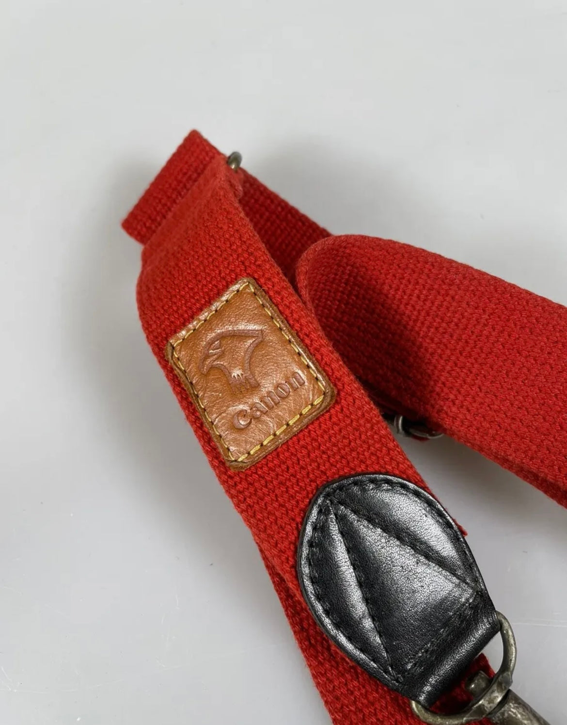 Rare Canon Eagle Camera Strap Genuine Strap Red