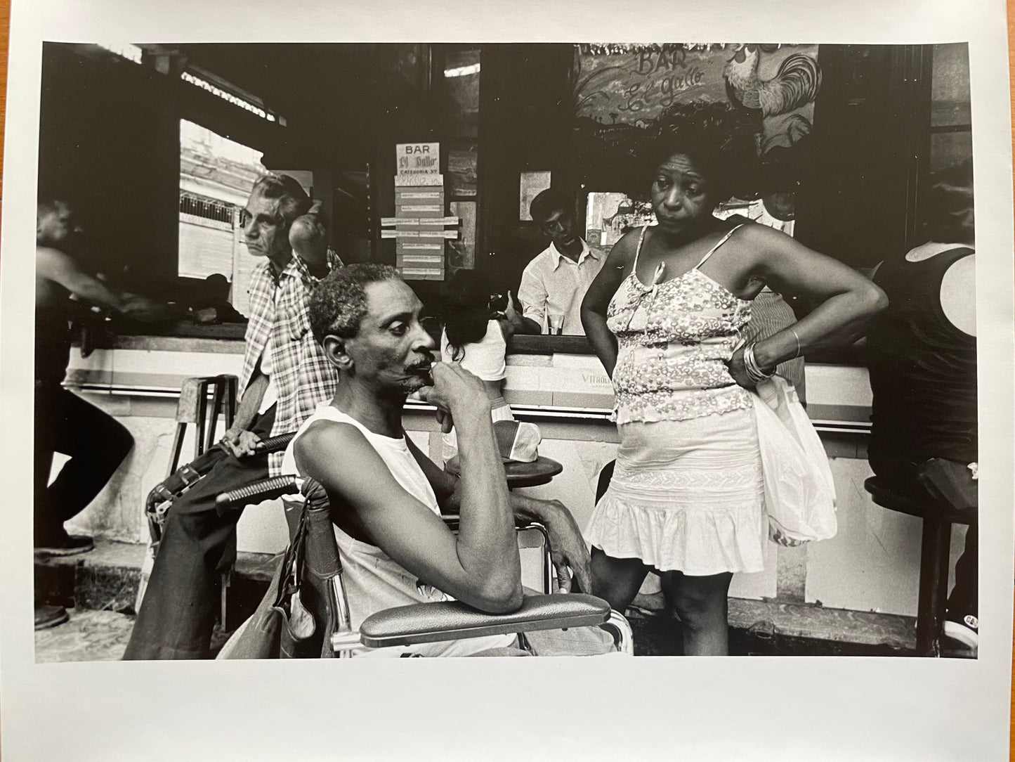 Susan S. Bank (American, 20th c.) Cuba Photograph Print Piercing through the darkness 11x14