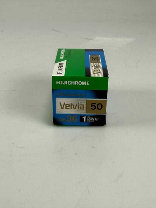 Fujichrome Velvia 50 35mm 36 exp 135 roll