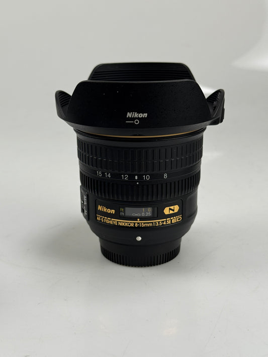 Nikon Nikkor AF-S 8-15mm f3.5-4.5 E ED Fisheye Lens