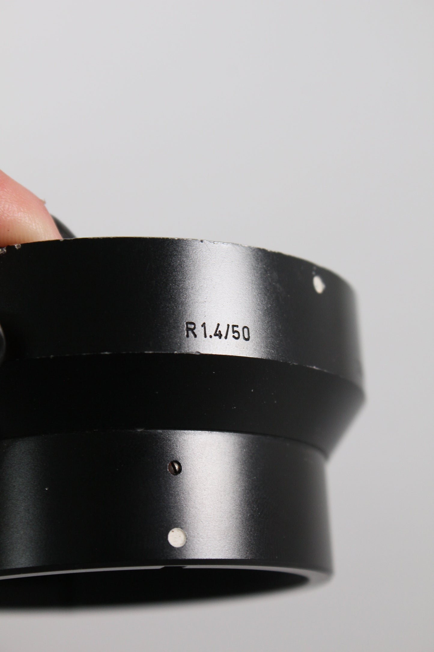 Leica R 50 f1.4 Summilux-R Lens Hood,12508 Black Metal (Made in Germany)