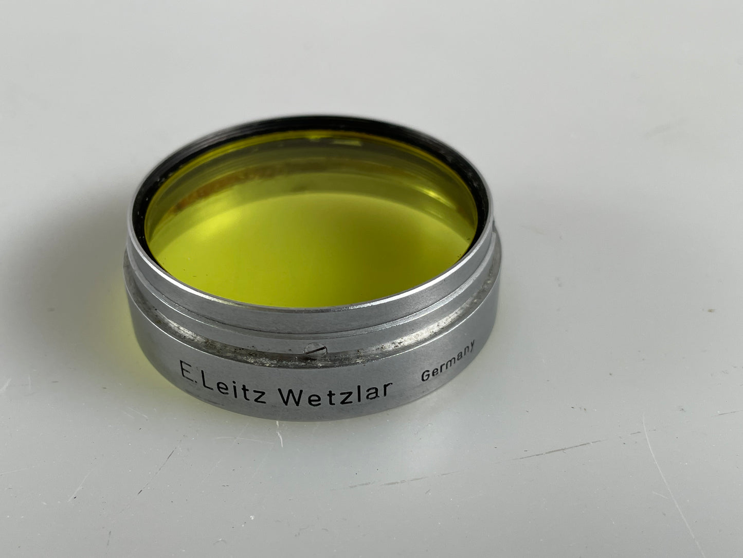 Leica Push On 1 Yellow Chrome Lens Filter for Summarit