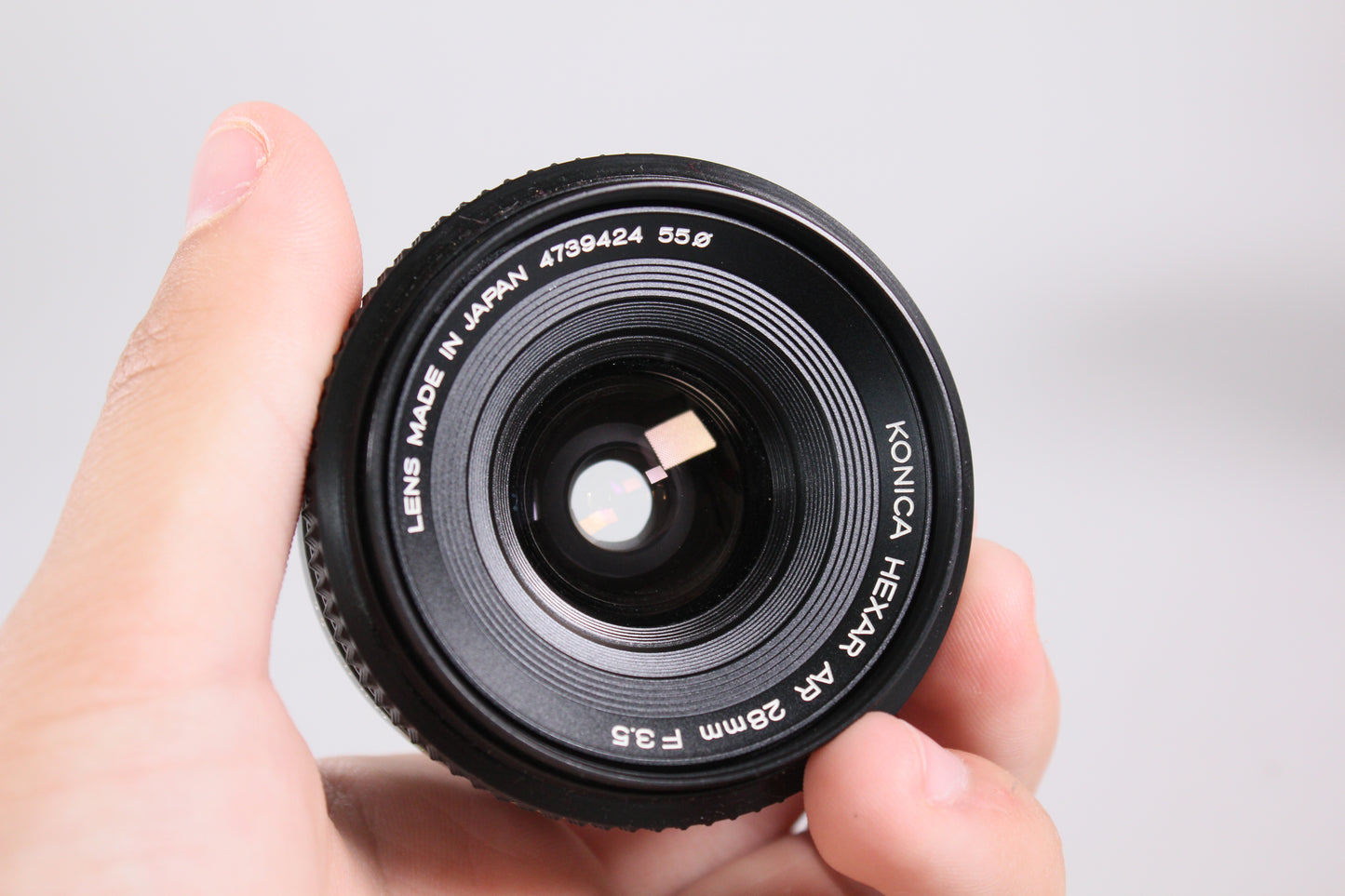 Konica Hexar AR 28mm F3.5 Wide Angle AE Mount Lens