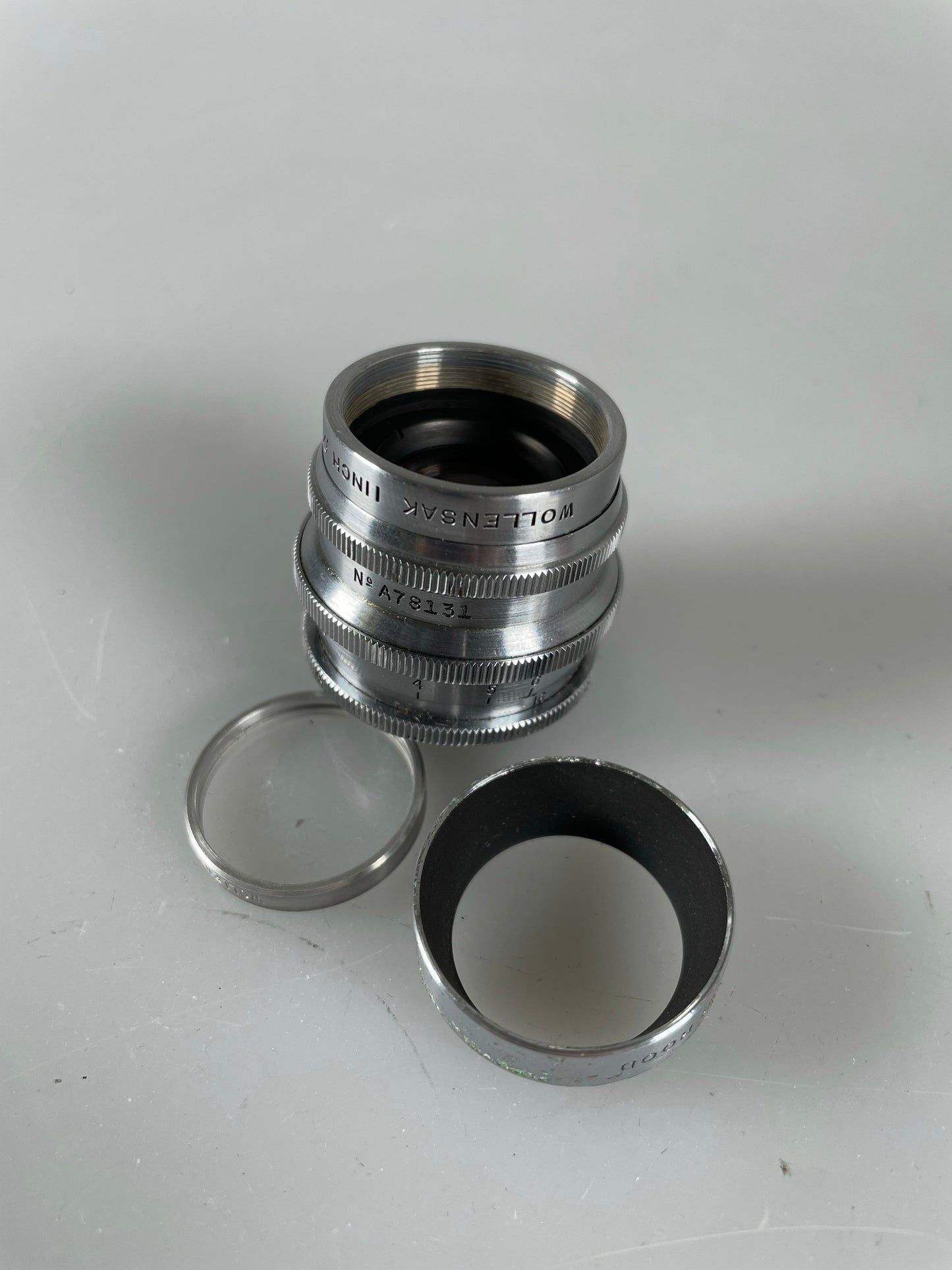 Wollensak Cine Raptar 1 Inch 25mm F1.5 C Mount Lens Camera Adap M4/3 BMPCC Bolex