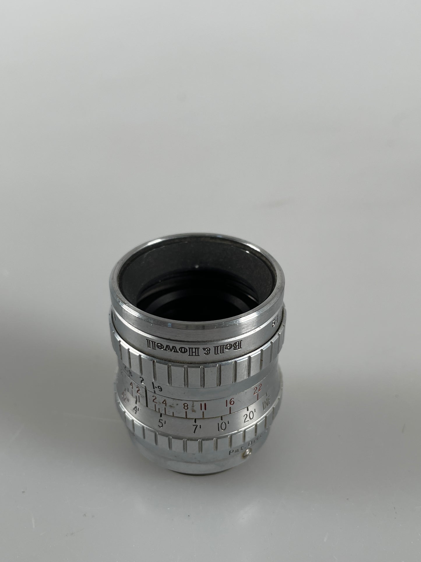 Bell & Howell Taylor Hobson 1 Inch 25mm f1.9 C-Mount 16 mm Cine Camera Lens