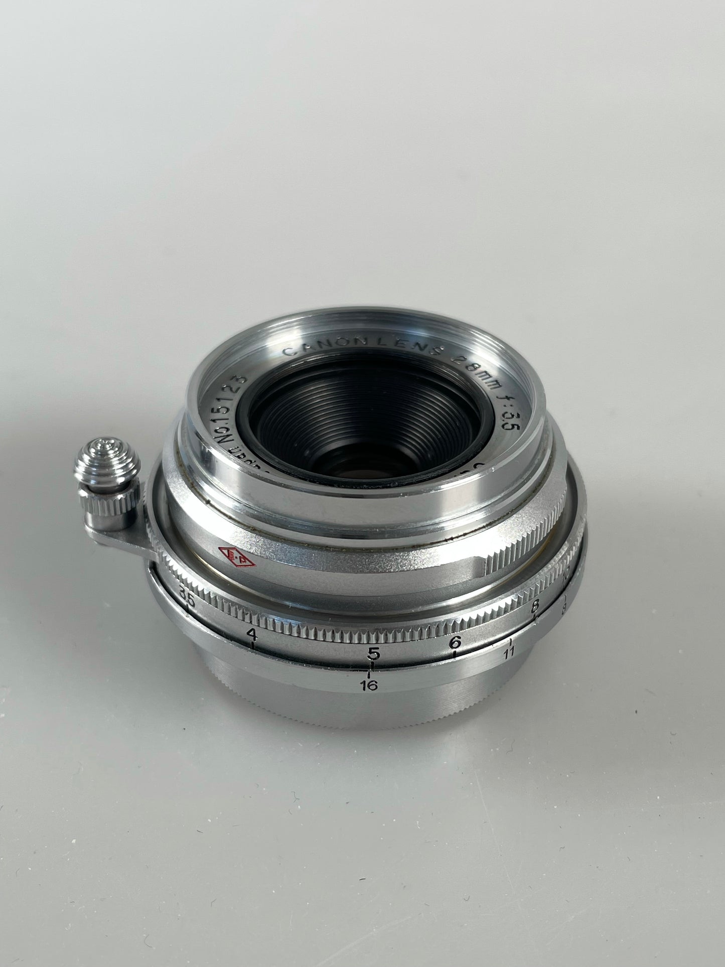Canon Serenar 28mm F3.5 LTM Leica L39 Lens with 28mm finder