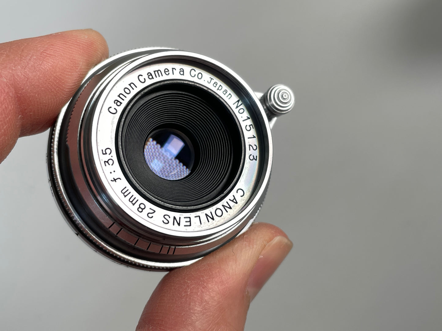 Canon Serenar 28mm F3.5 LTM Leica L39 Lens with 28mm finder