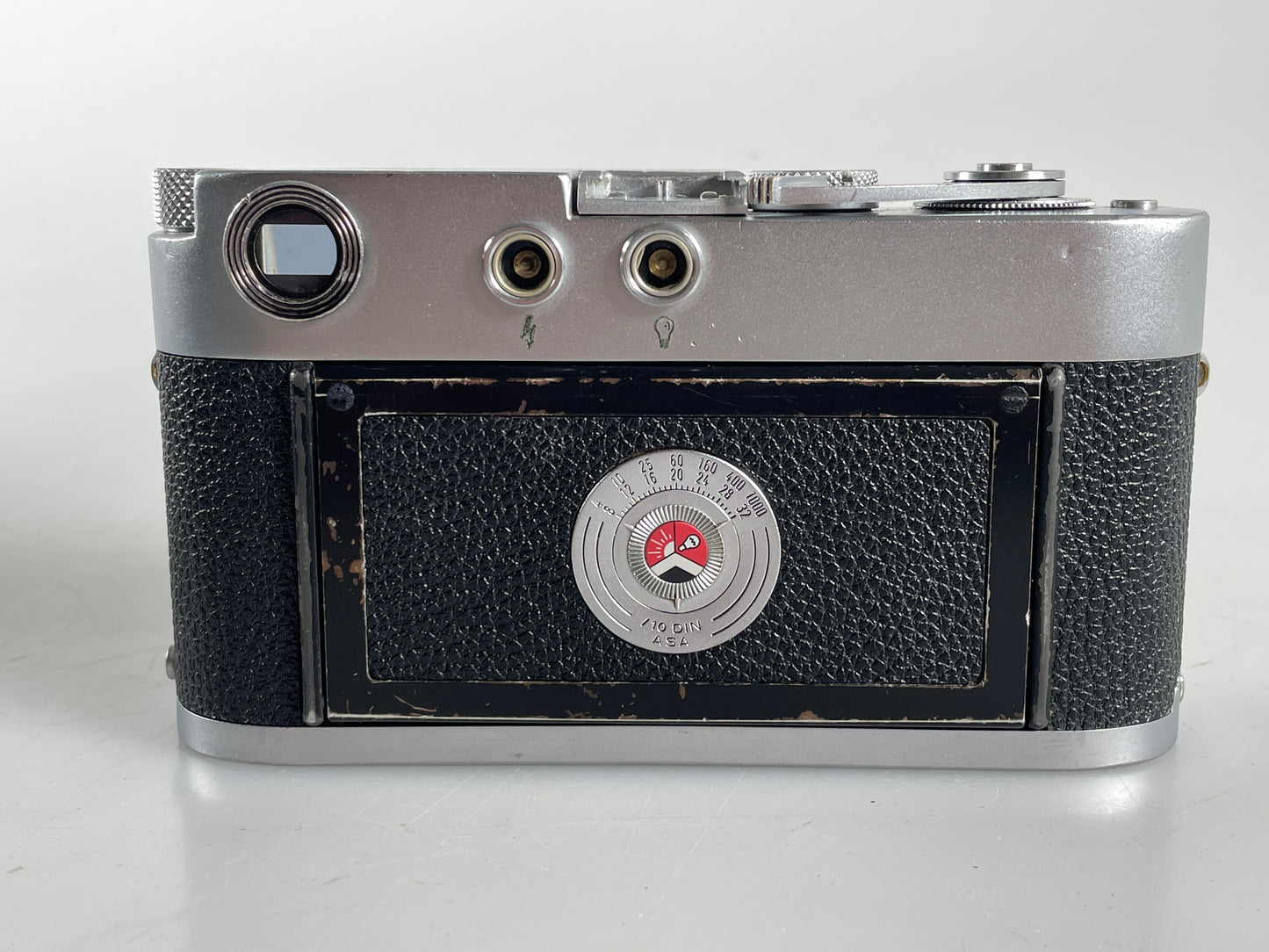 Leica M2 button rewind Chrome 35mm rangefinder film camera body