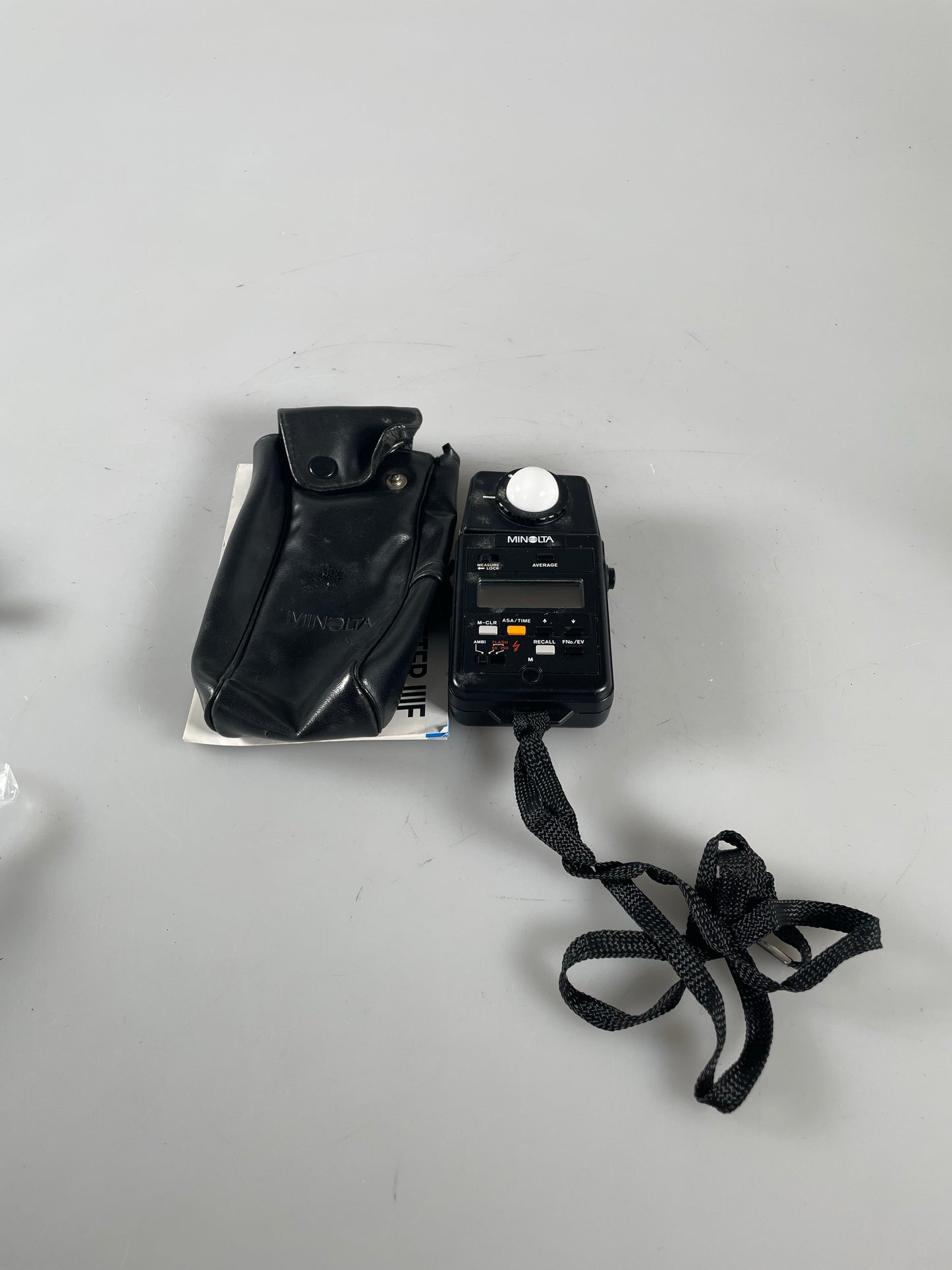 Minolta Auto Meter IIIF Light Meter Battery Tested Works