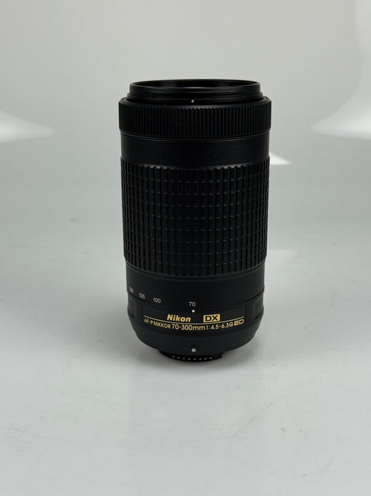 NIKON AF-P 70-300mm f4.5-6.3G ED DX Zoom lens