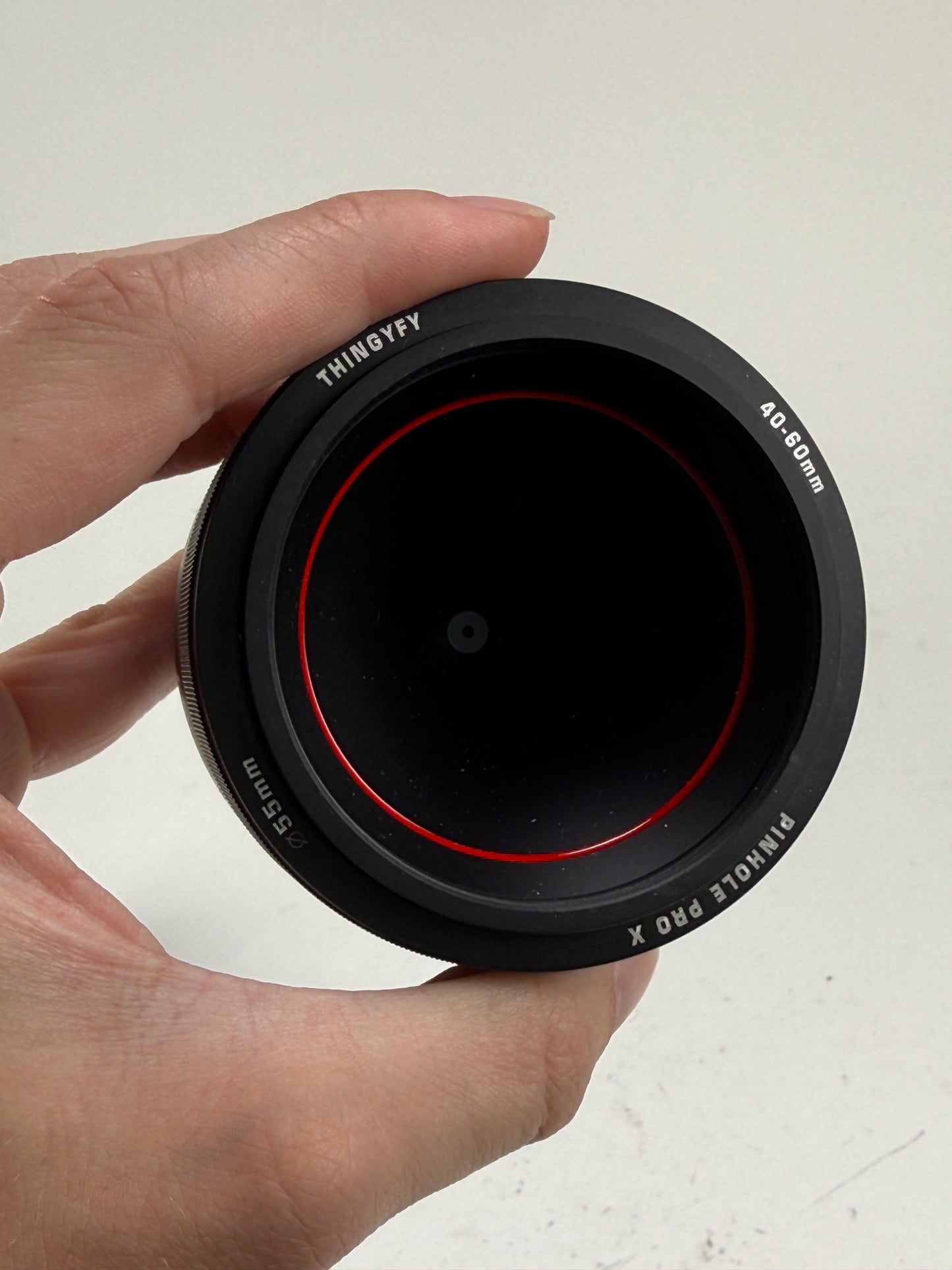Thingyfy Pinhole Pro X 40-60mm Zoom Pinhole Lens f/0.25 Manual Nikon F