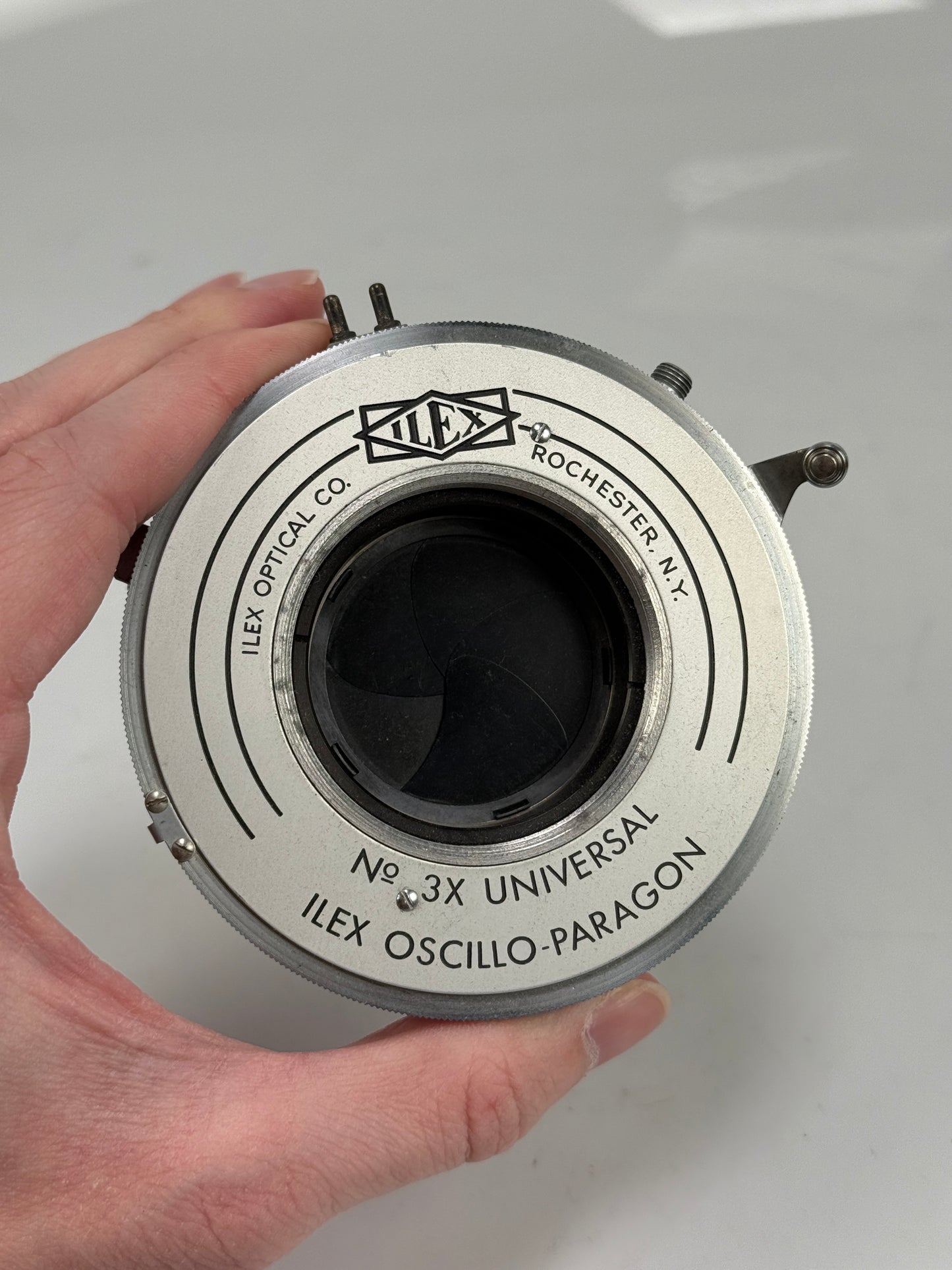Ilex No 3 Large format lens shutter Universal oscillo paragon