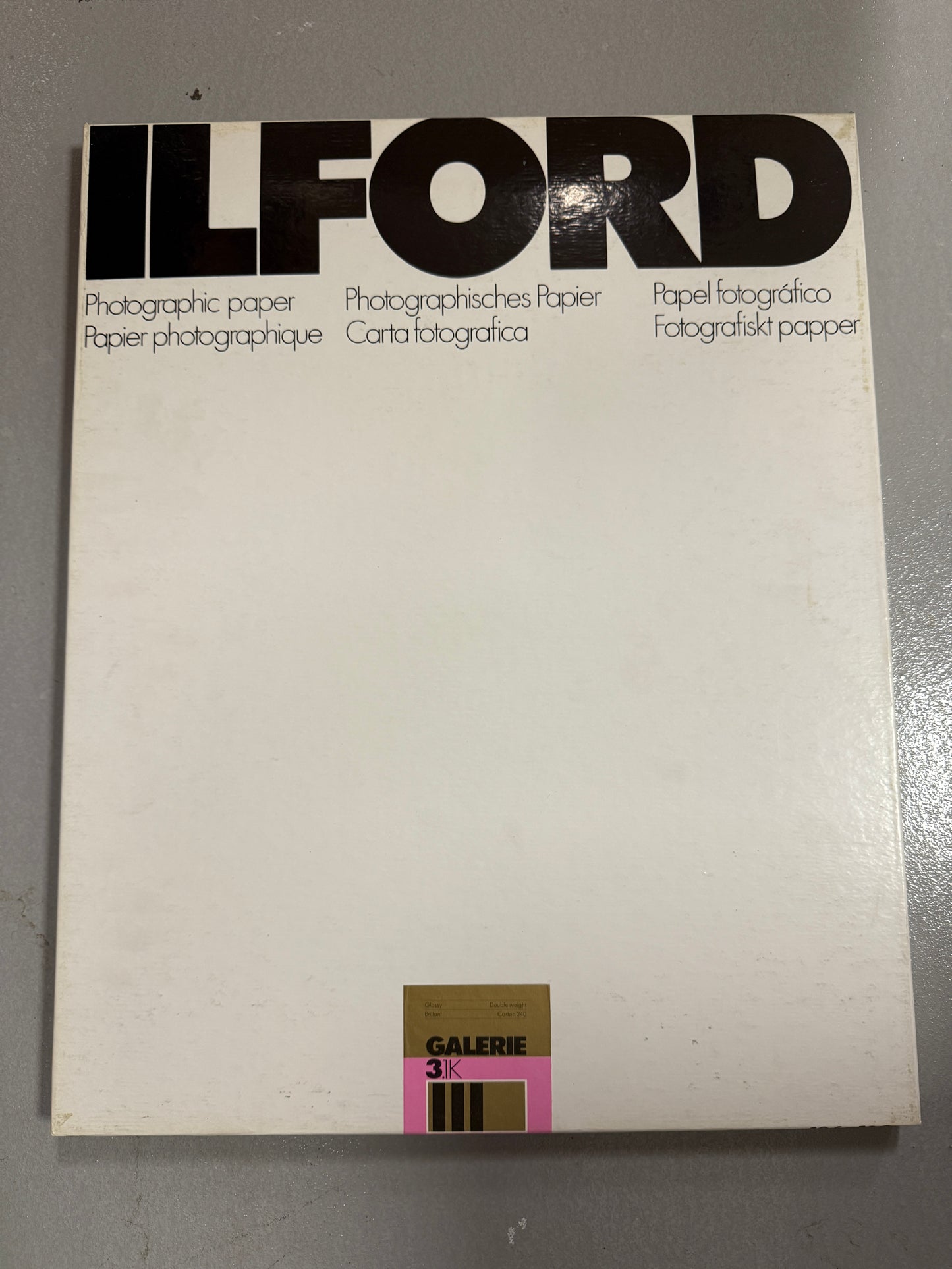 Ilford Ilfobrom Galerie 3.1K 16x20" Photo Paper 50 sheets unopened NOS fibre