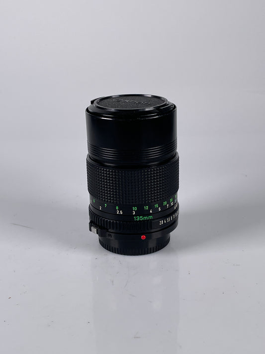 Canon New FD 135mm f2.8 Telephoto Manual Focus Lens