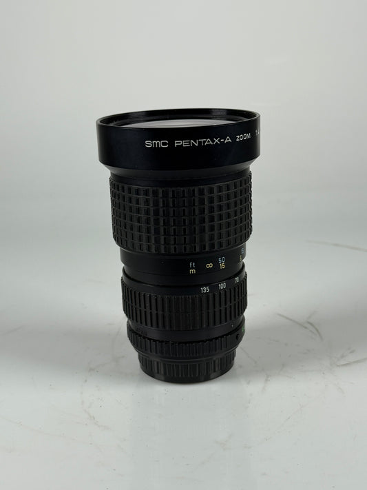 SMC PENTAX A Zoom 28-135mm f4 MF Zoom Macro Lens K mount