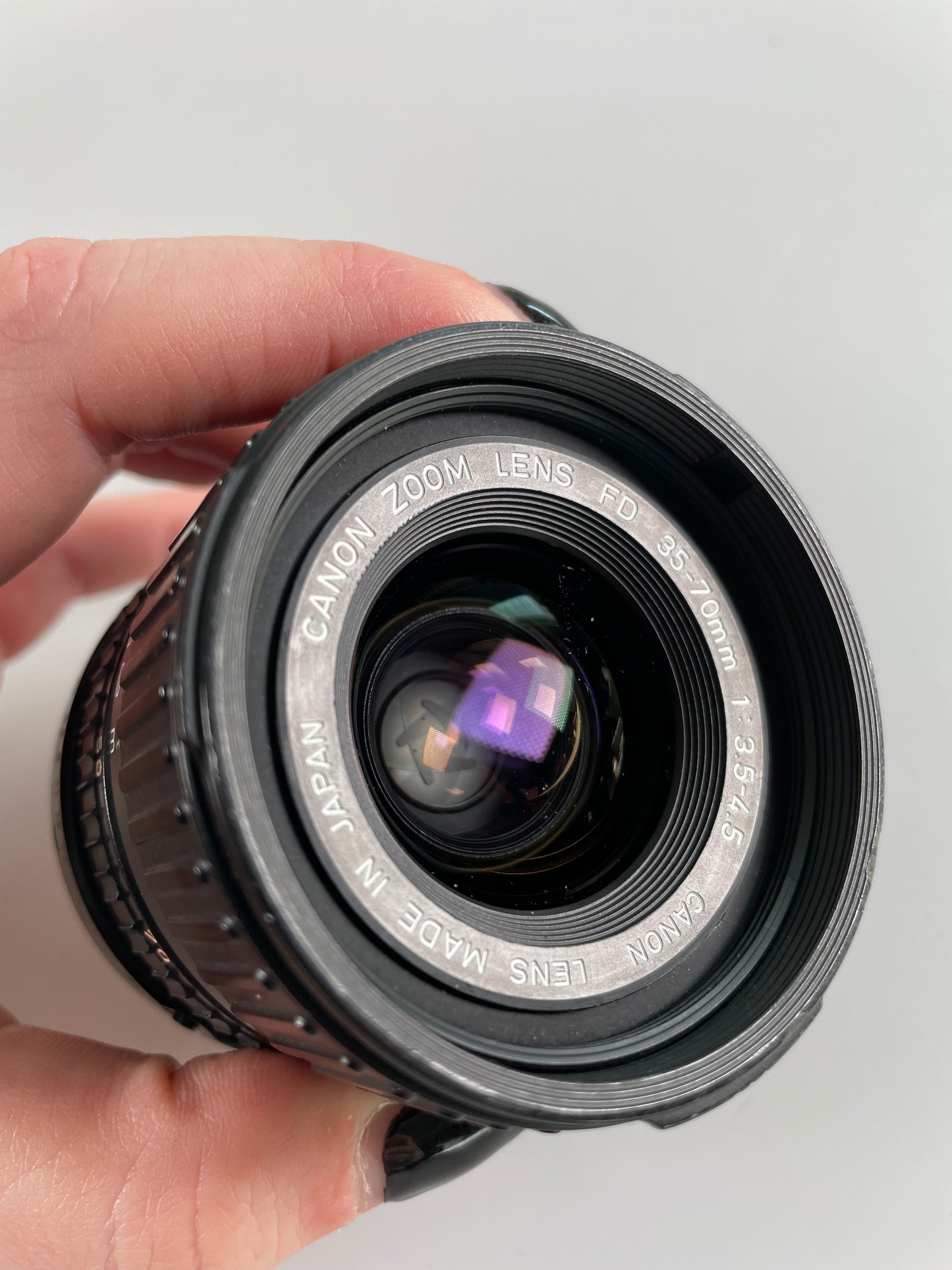 CANON New FD NFD 35-70mm f/3.5-4.5 Macro Zoom Lens