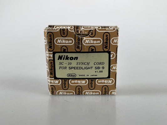Nikon SC-10 Sync Cord for Speedlight SB-9
