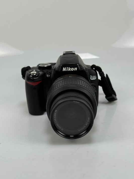 Nikon D D60 10.2MP Digital SLR Camera - Kit with 18-55mm f3.5-5.6 VR Lens