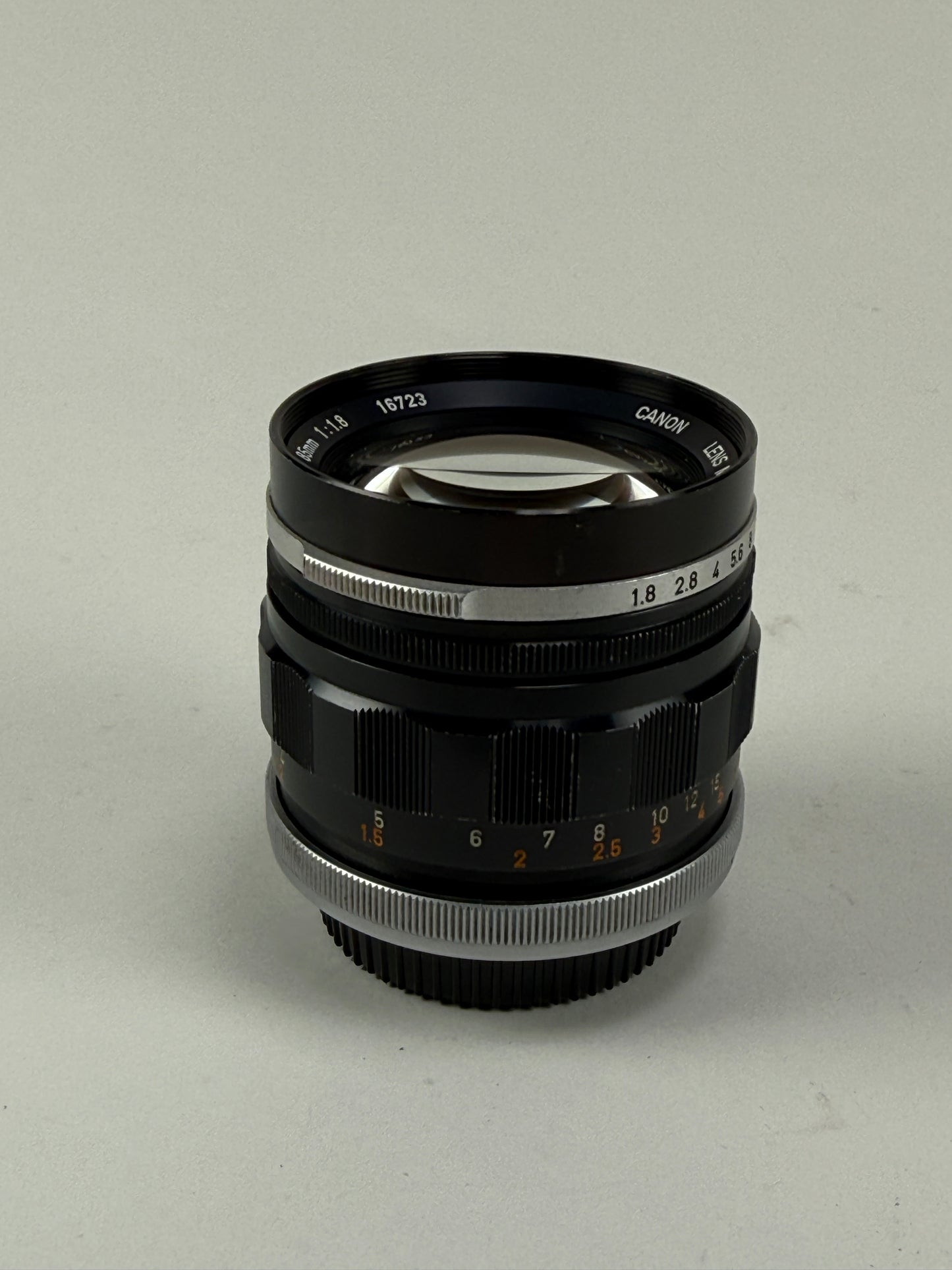 Canon FL 85mm f1.8 Lens manual focus