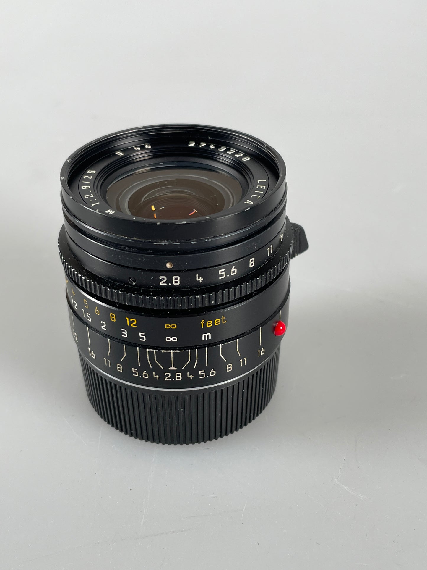 LEICA LEITZ ELMARIT-M 28mm f2.8 LENS IV V4