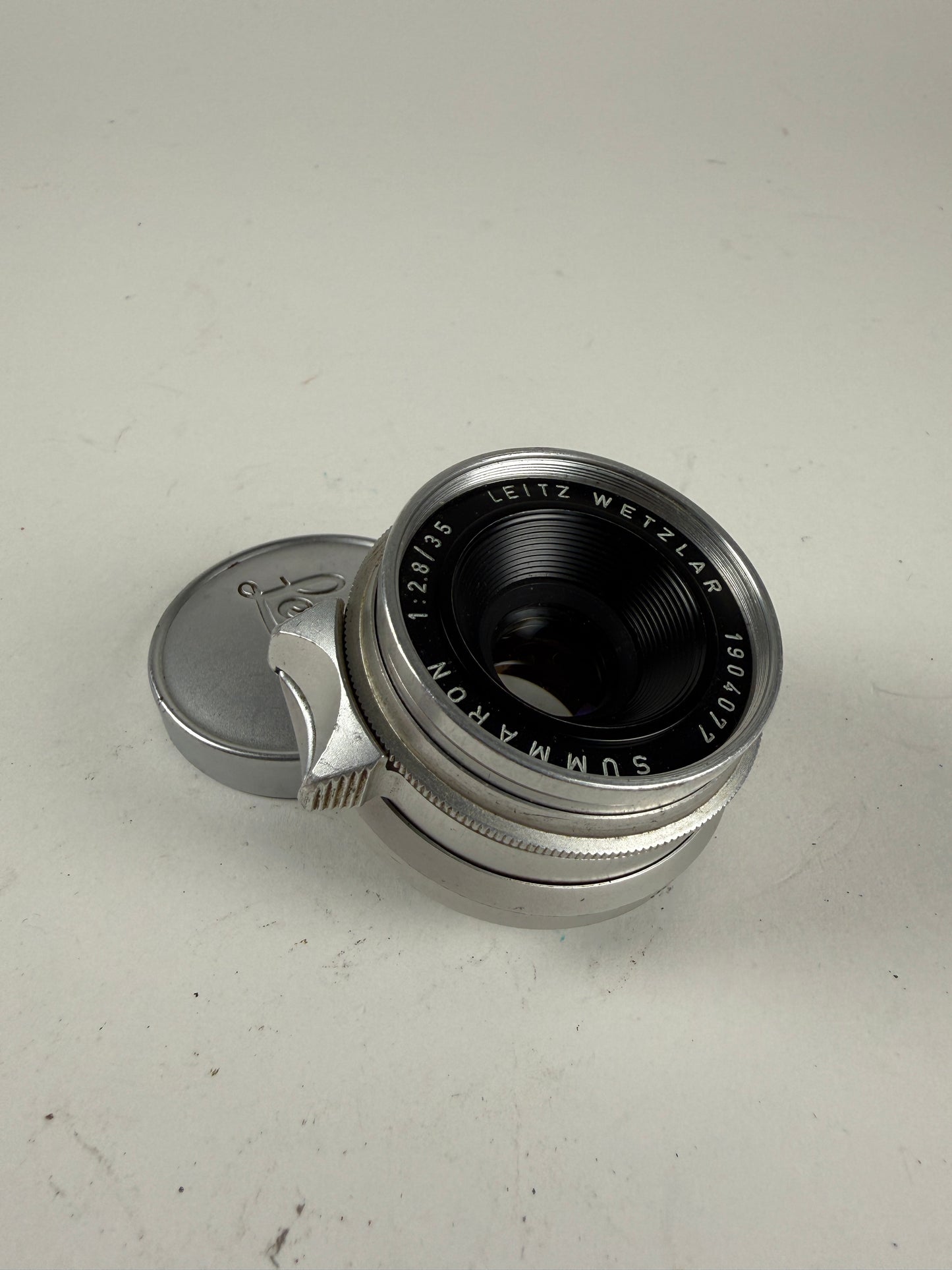 Leica Leitz Wetzlar Summaron 35mm F2.8 LTM lens Chrome