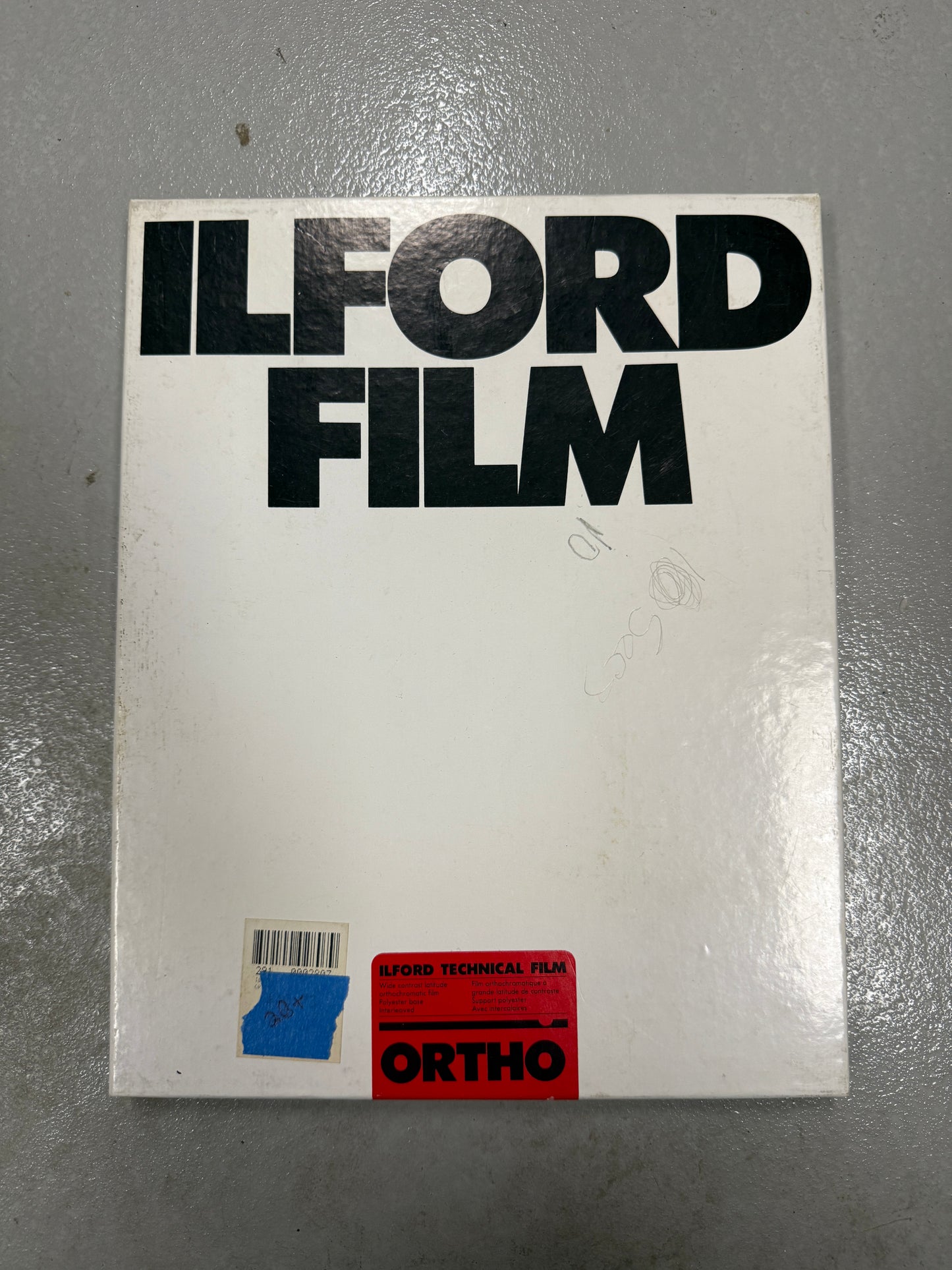 Ilford ortho 8x10 black and white B&W 8x10 20 sheets