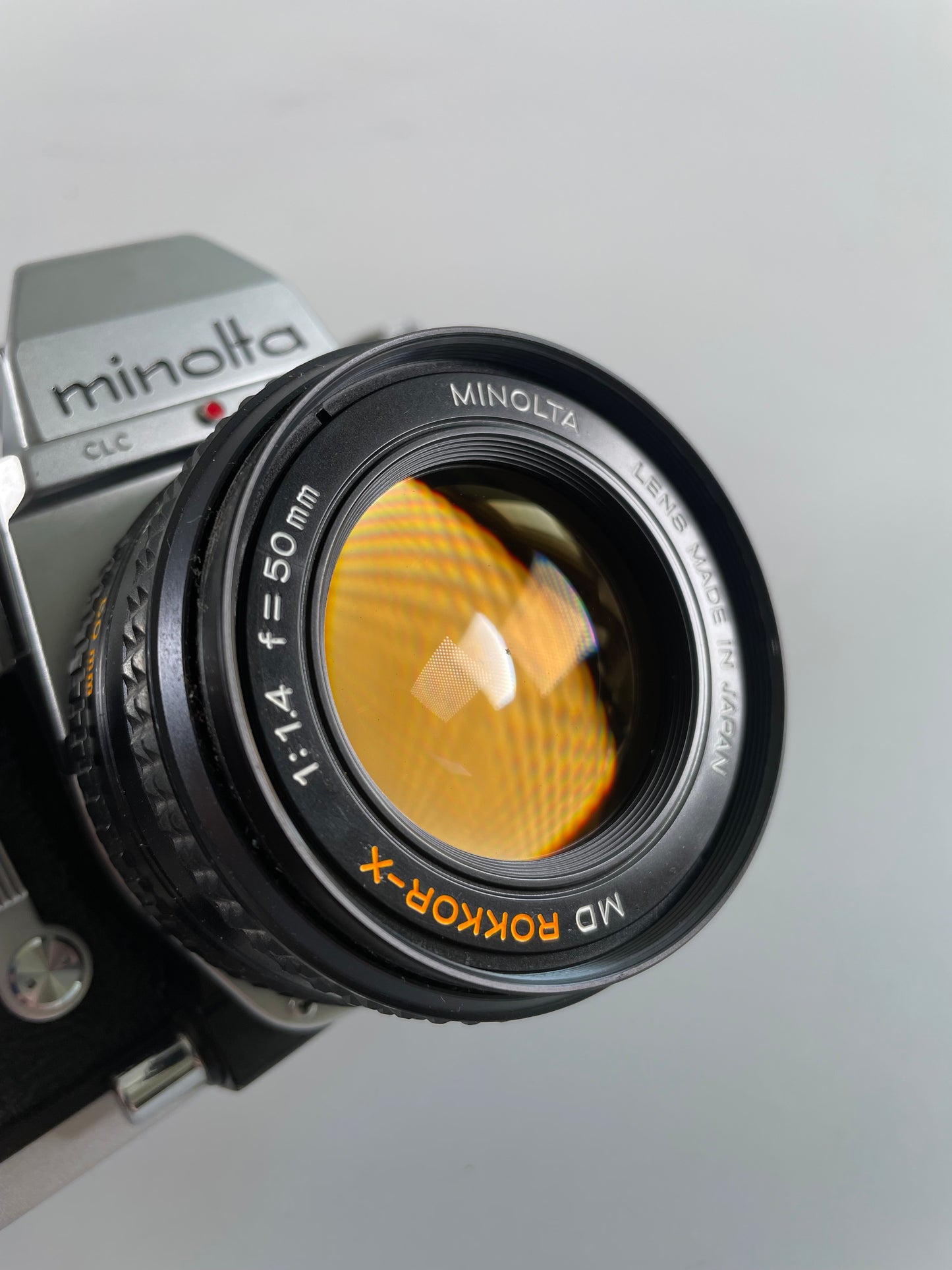 Minolta SRT 201 35mm film camera body with MD Rokkor X 50mm f1.4 lens