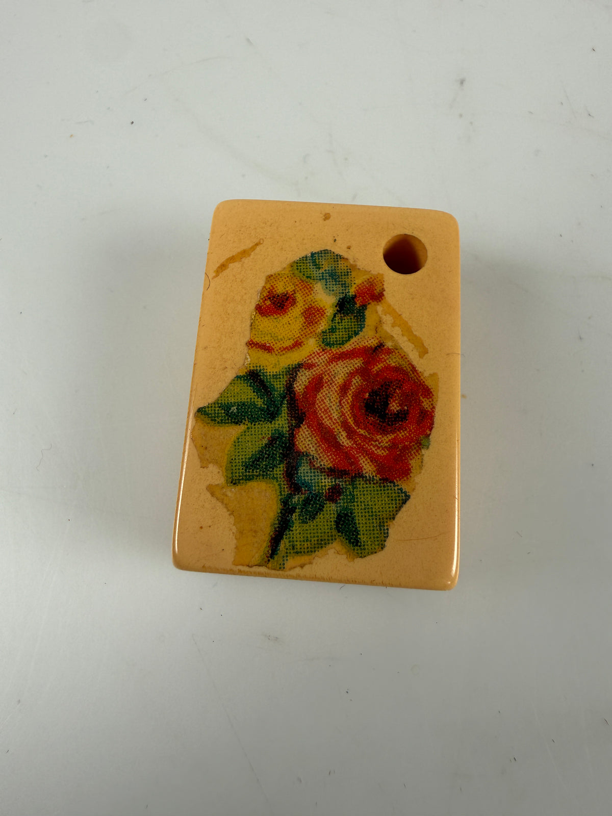 Vintage Mahjong Bakelite Member of National Mah Jongg League Tile, Keychain NMJL