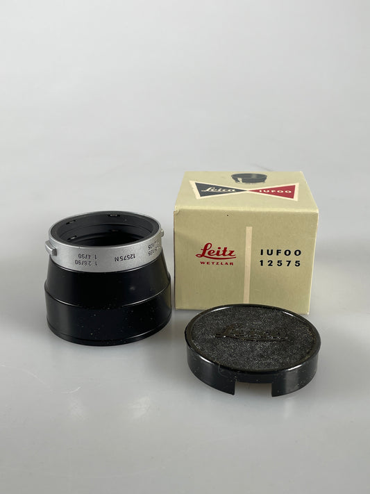 Leica Leitz IUFOO Lens Hood for 90/2.8,90/4,135/4.5 w/ hood cap